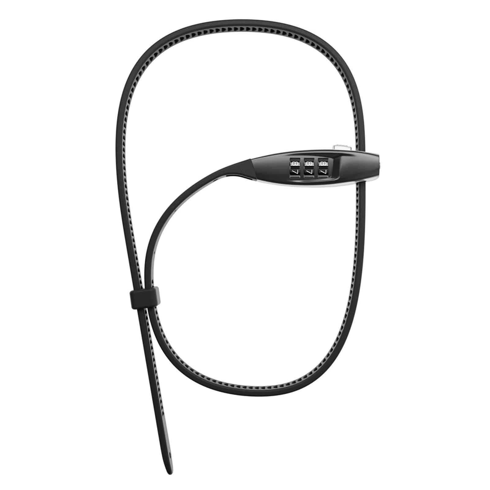 ABUS Combiflex TravelGuard 70 – Kabelbinderschloss mit Zahlencode (76 cm) – Abus travelguard 70cm schwarz
