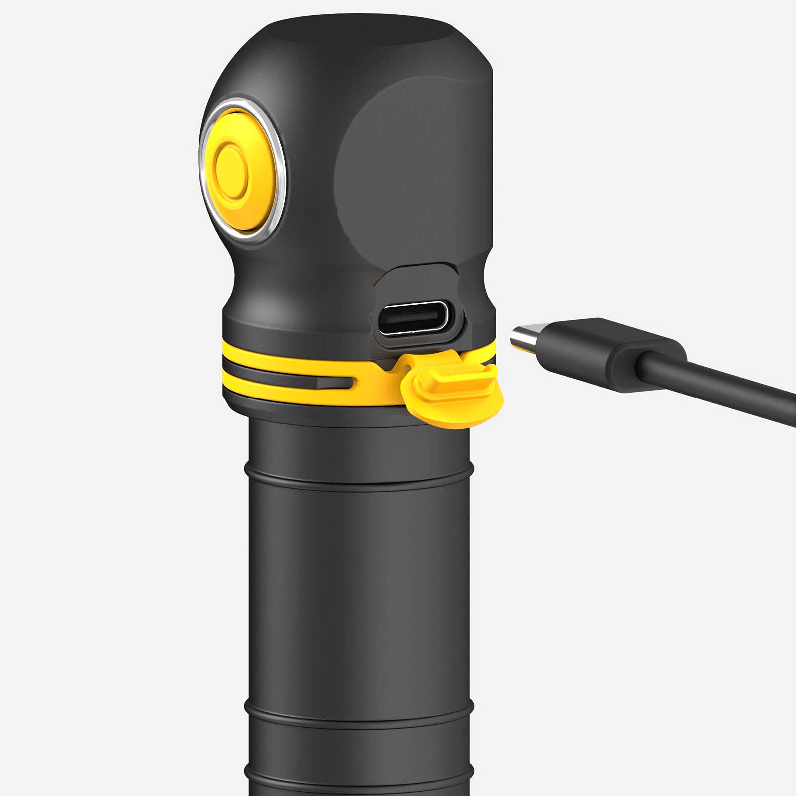 Armytek Elf C2 Max LR – 4-in-1 Winkellampe – Beim Laden über USB-C