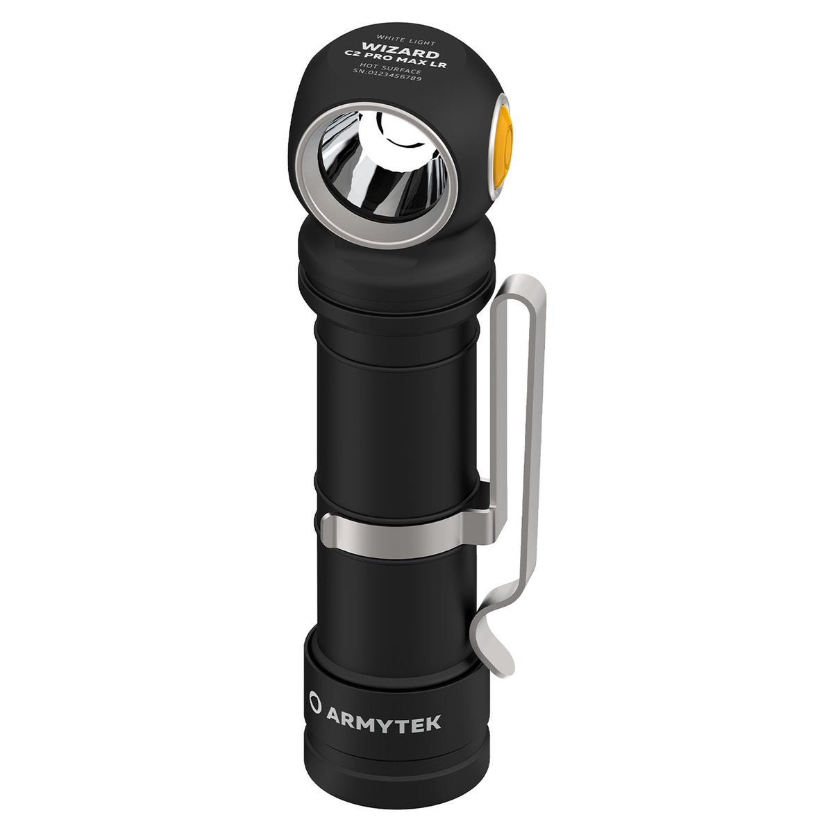 Armytek Wizard C2 Pro Max LR Warmweiß – Stirnlampe mit 3870 lm & Magnetladen