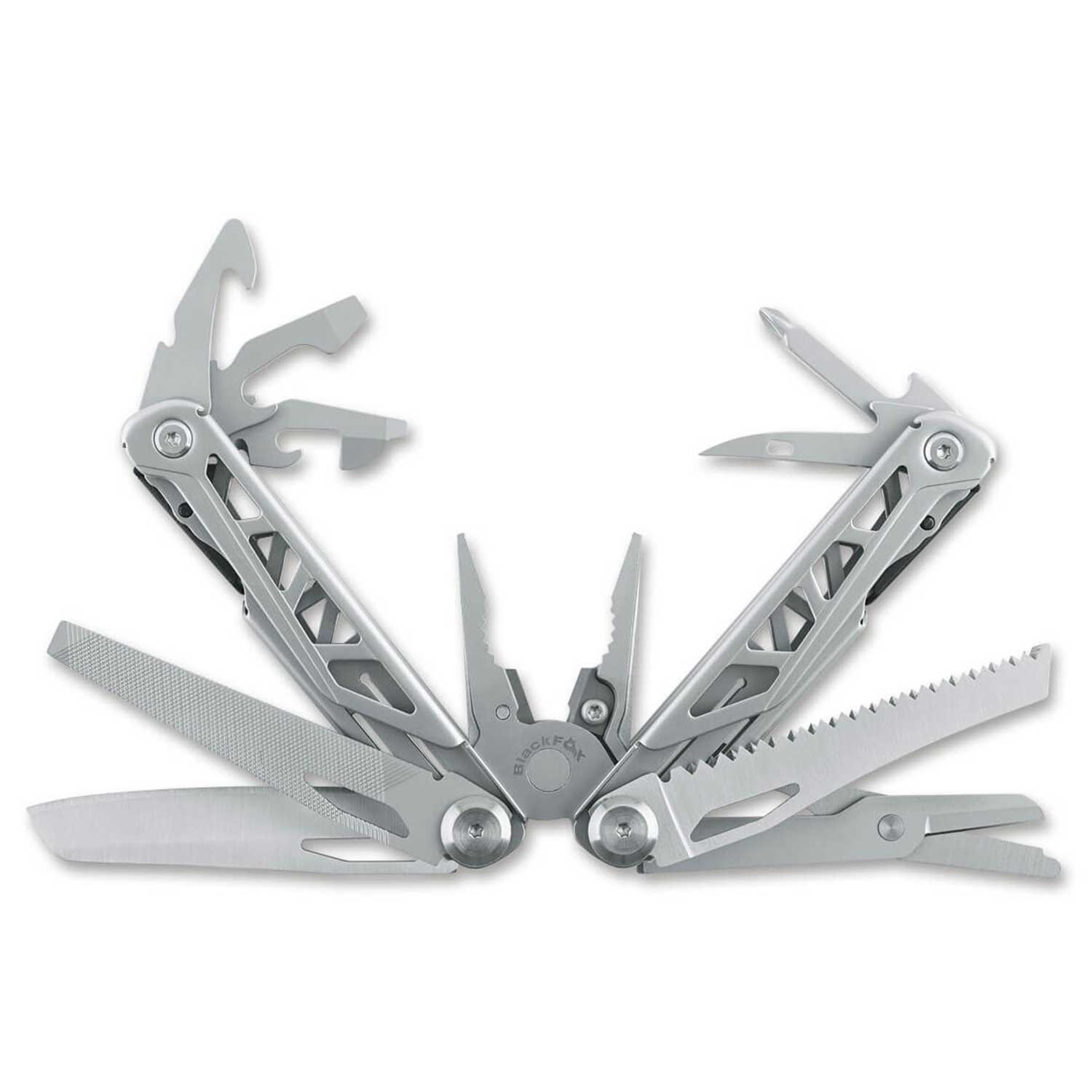 BlackFox Endurance - Edelstahl Multitool mit 13 Funktion und Nylonetui – Detailansicht