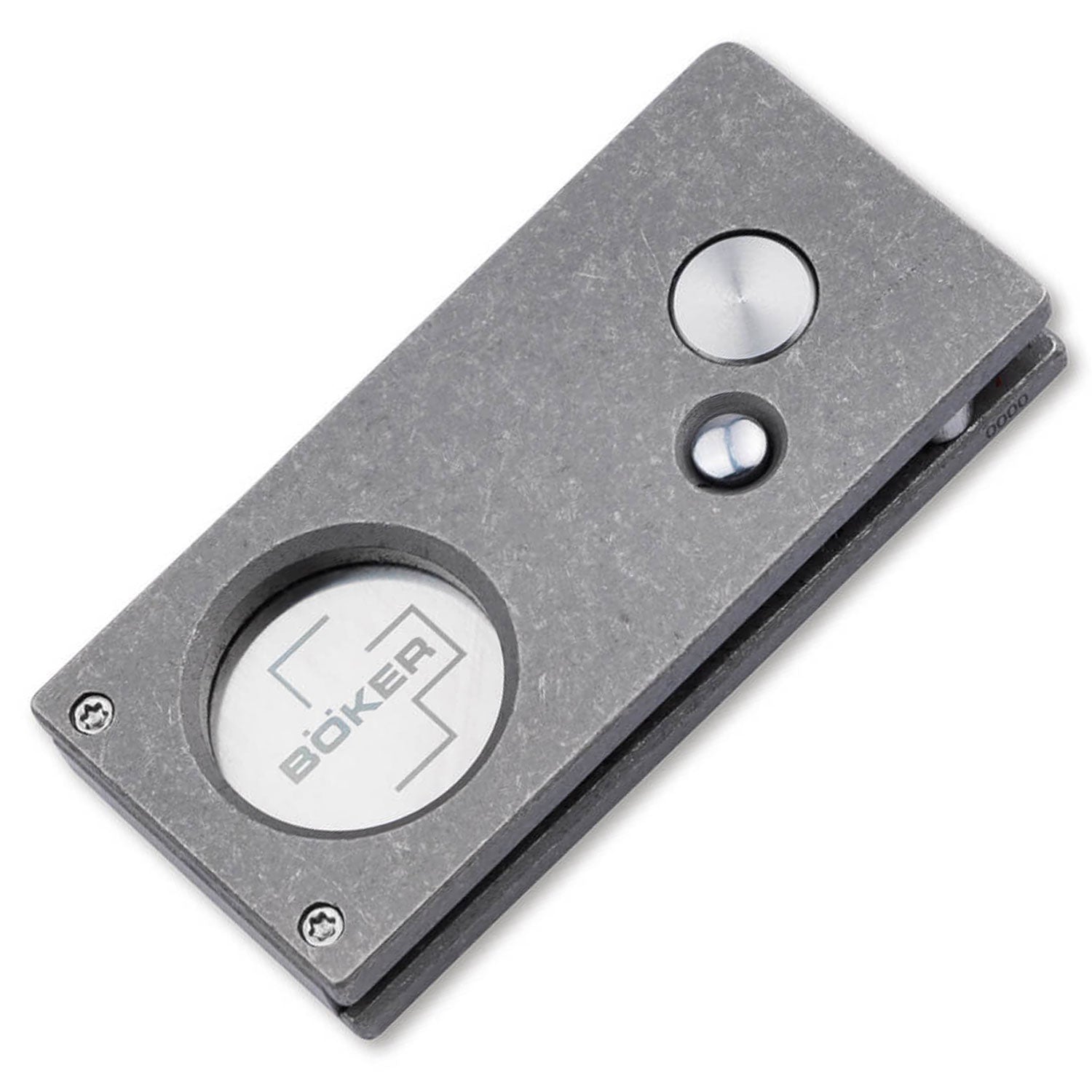 Böker Plus Cigar Cutter - Zigarrenschneider aus Titan mit Edelstahlklinge – Detailansicht