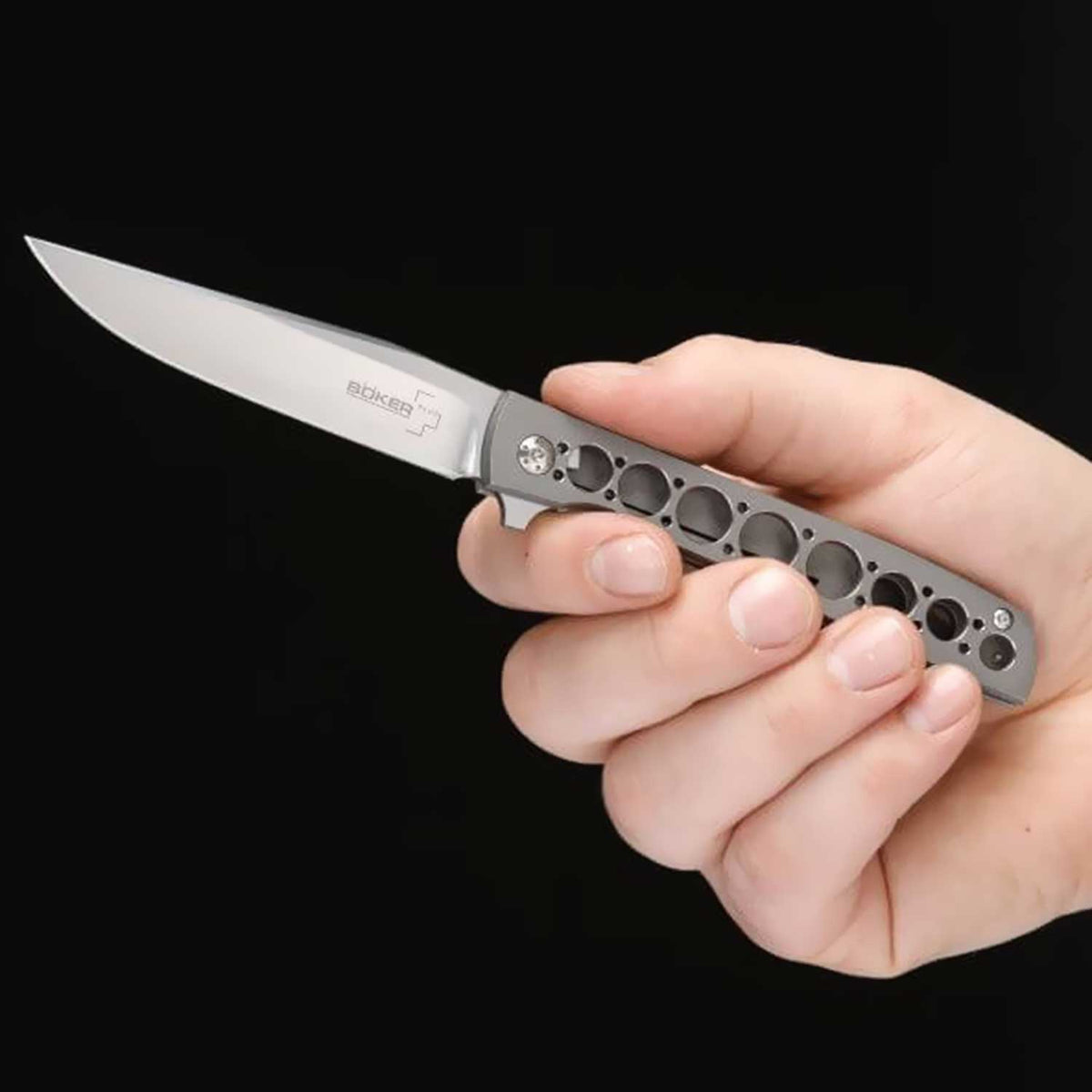 Böker Plus Urban Trapper – ultraleichtes Titan-Taschenmesser mit Tip-Up-Clip