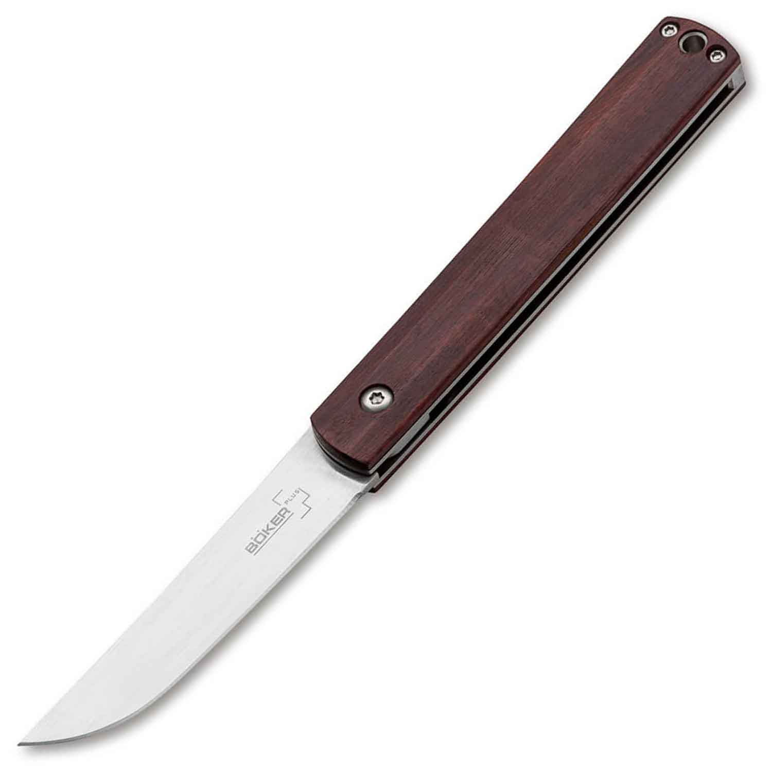 Böker Plus Wasabi Cocobolo – Schlankes Taschenmesser von Kansei Matsuno – Detailansicht