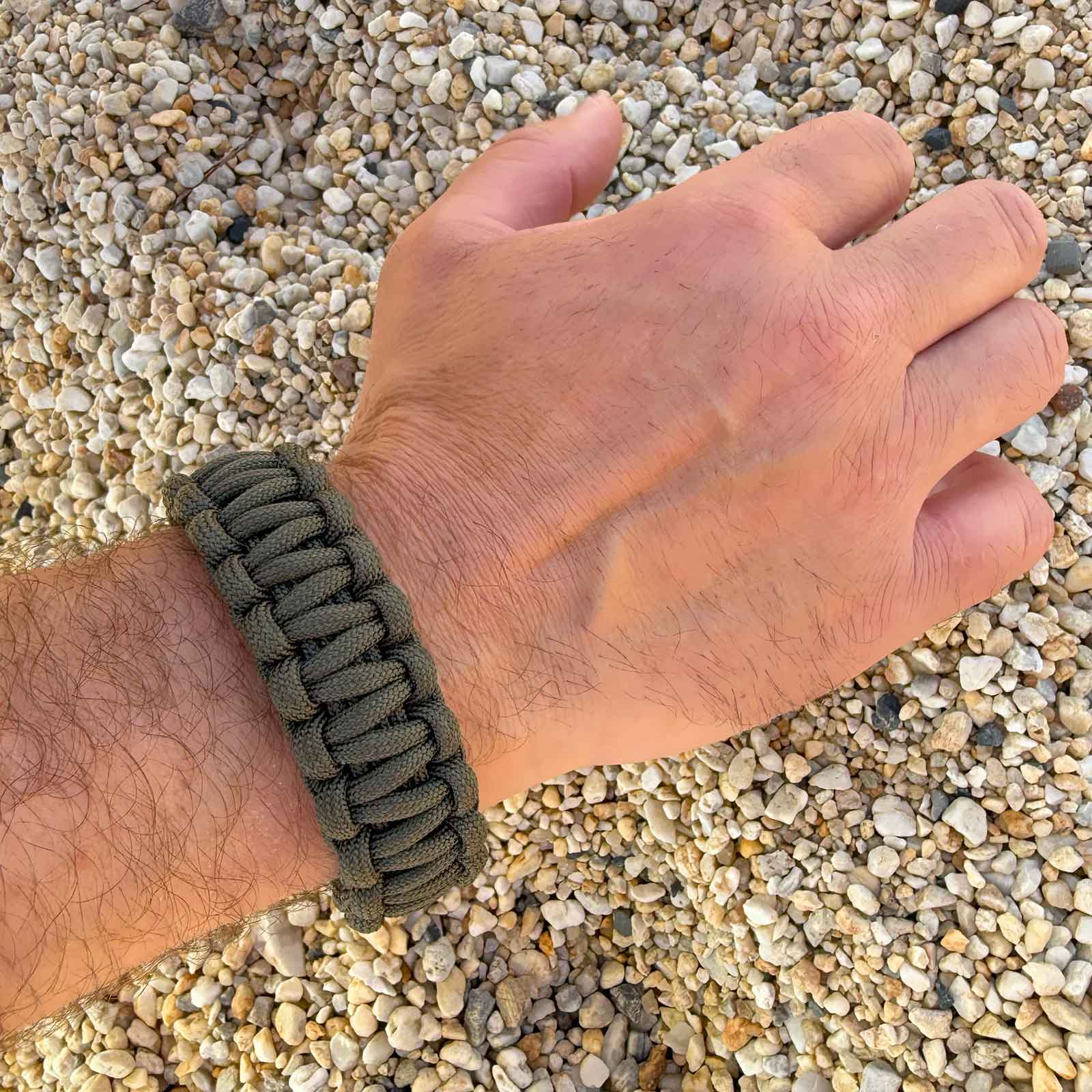 WE Knife Survival Bracelet - Überlebensarmband aus Paracord mit Signalpfeife