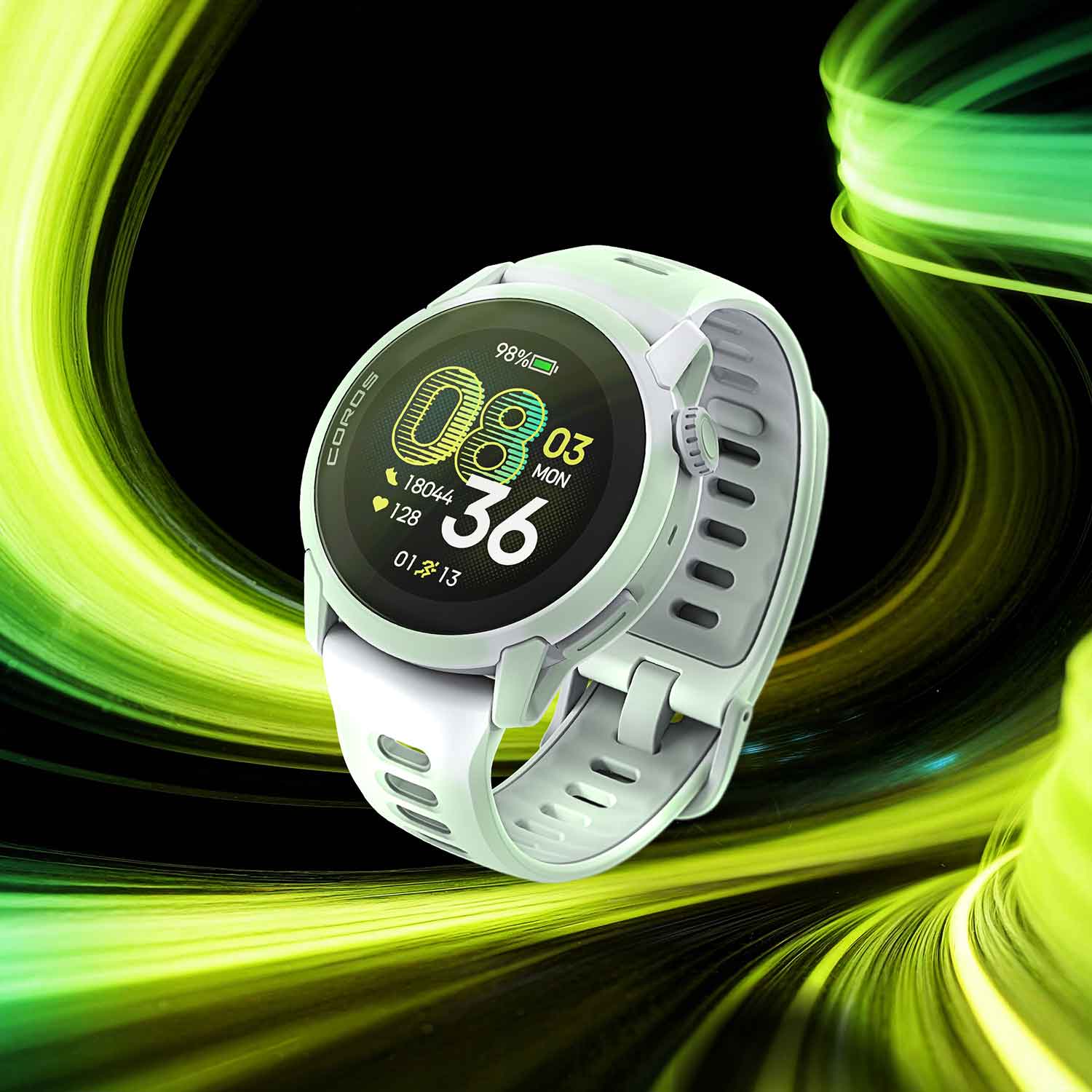 Coros Pace 4 – GPS-Sportuhr mit AMOLED-Display & Silikonarmband