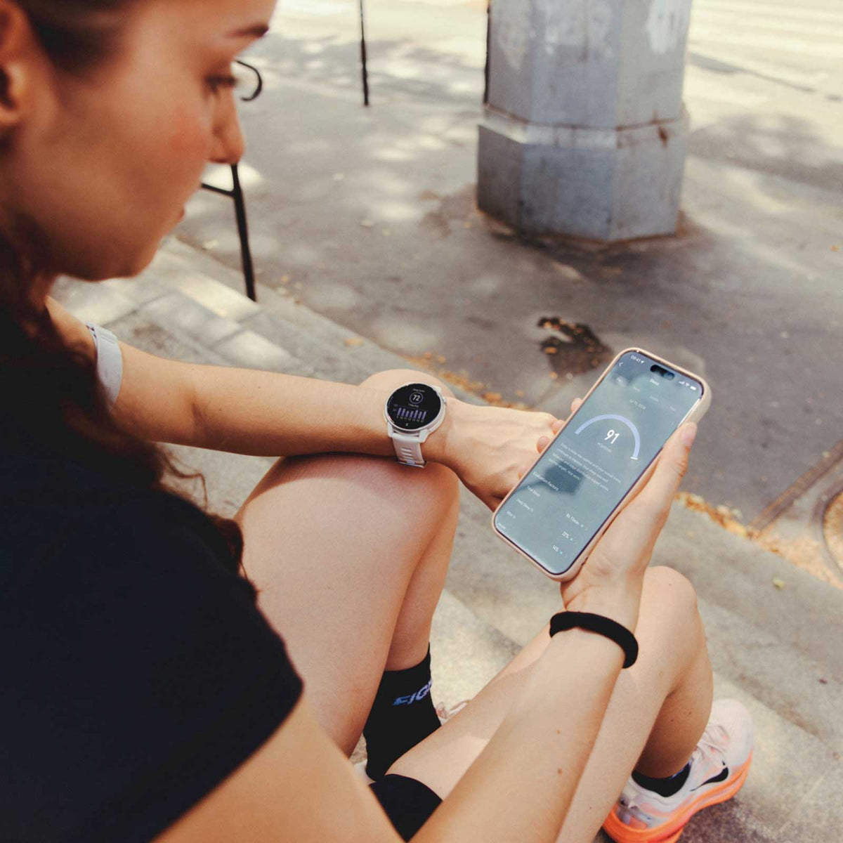 Coros Pace 4 PRO Sportuhr mit Silikonarmband
