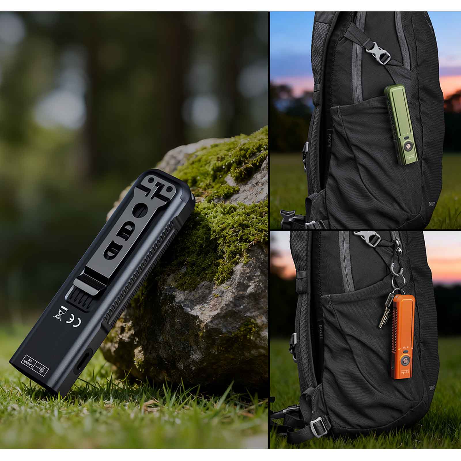 Fenix E06R Pro RG – Taschenlampe mit Rotlicht & grünem Laser, 1600 lm, USB-C