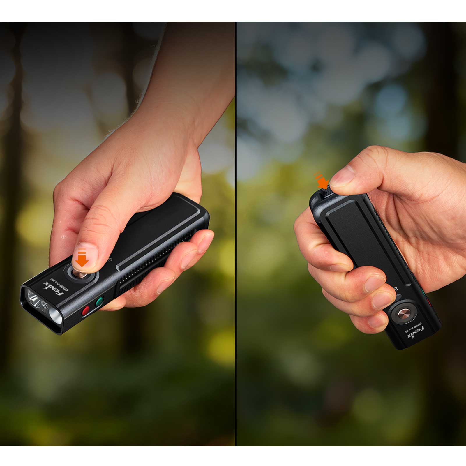 Fenix E06R Pro RG – Taschenlampe mit Rotlicht & grünem Laser, 1600 lm, USB-C