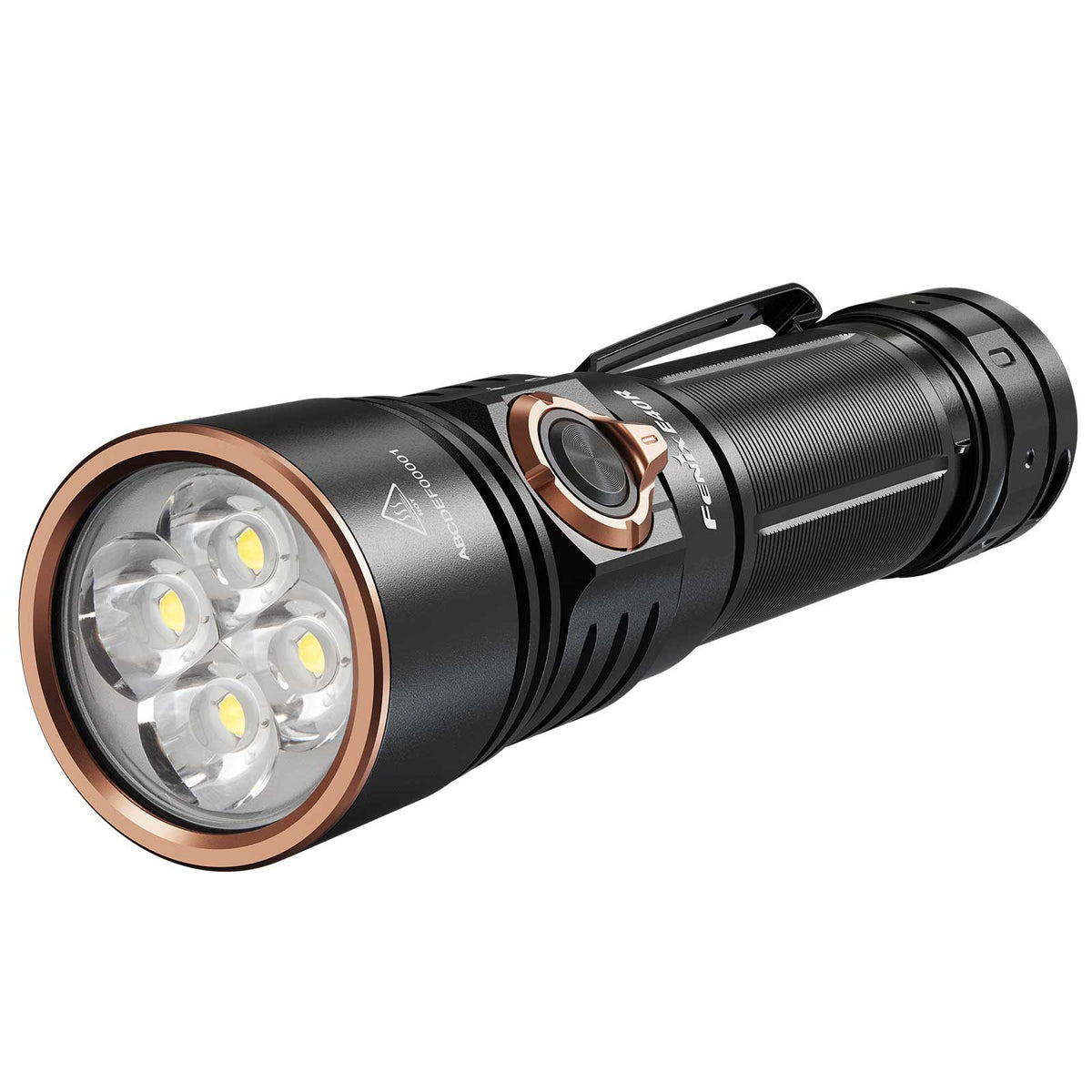Fenix E40R – LED-Taschenlampe mit 5000 lm, Instant Turbo, USB-C, Akku & Magnet