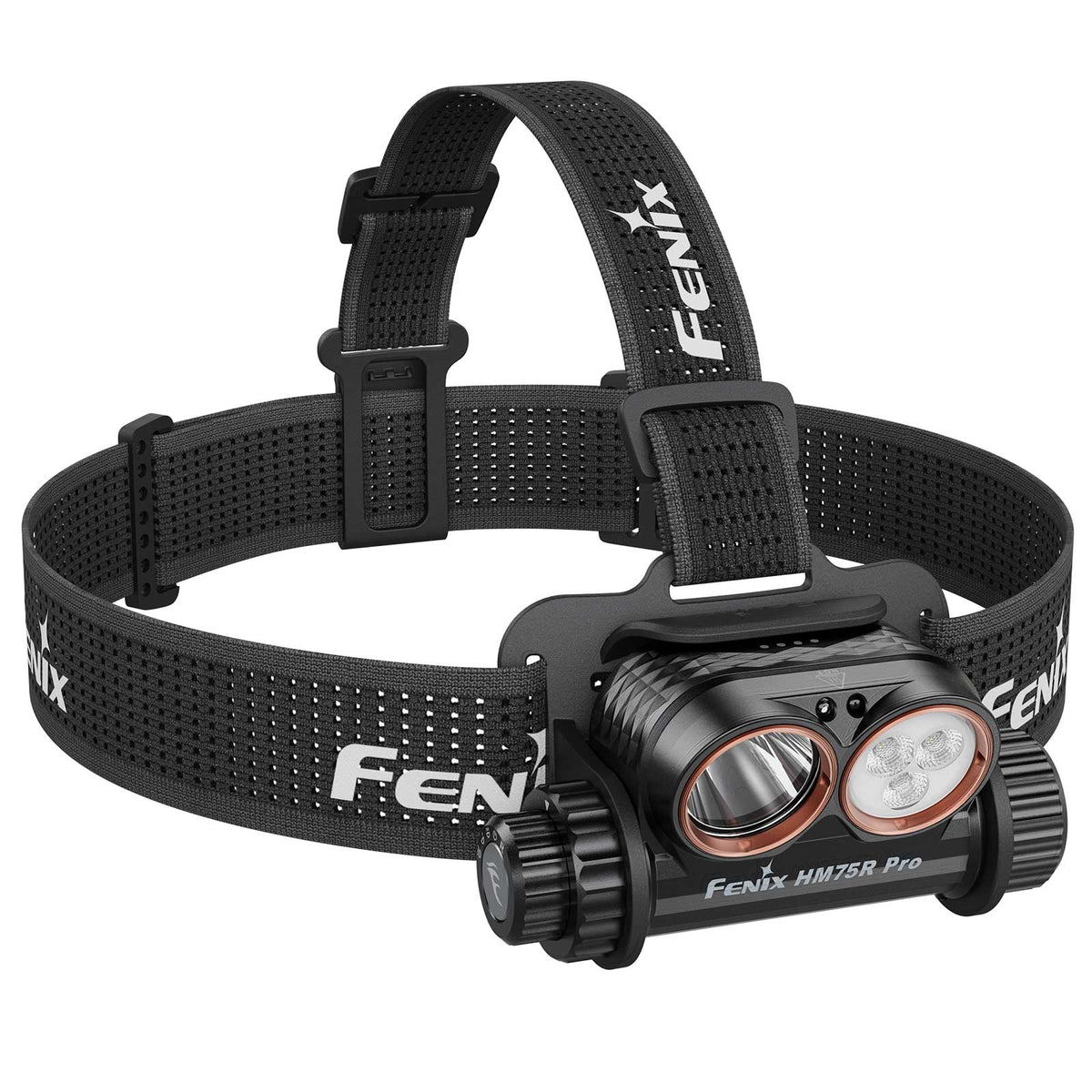 Fenix HM75R Pro – Stirnlampe mit 3500 lm, Spot-/Flutlicht, Rotlicht & 5500-mAh-Akku