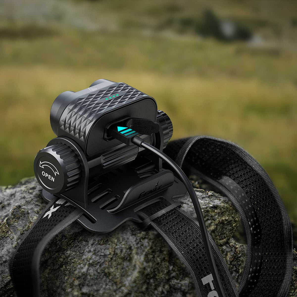 Fenix HM75R Pro – Stirnlampe mit 3500 lm, Spot-/Flutlicht, Rotlicht & 5500-mAh-Akku