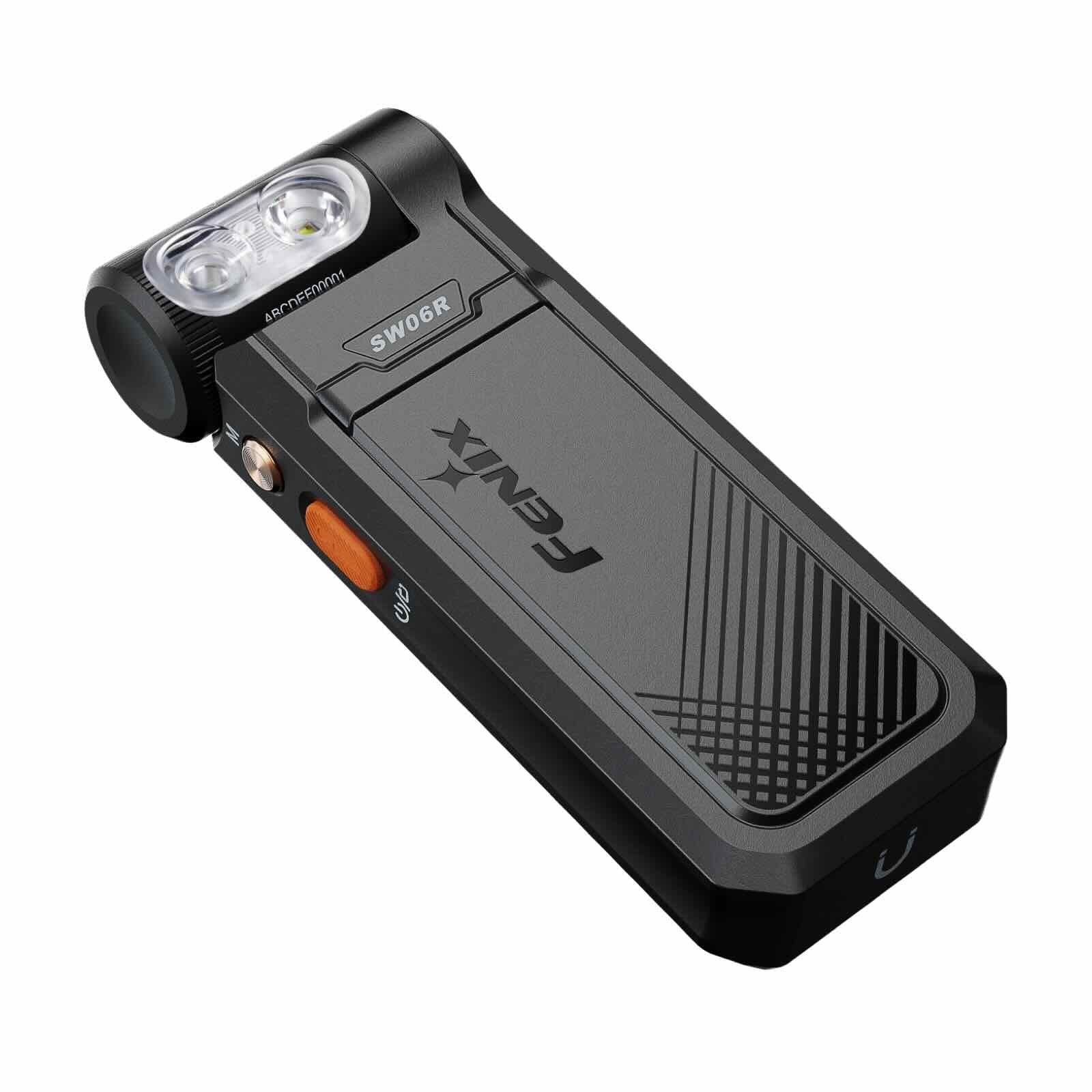 Fenix SW06R – Taschenlampe mit 200° Schwenkkopf, 500 lm, UV-, Rot- & Blaulicht