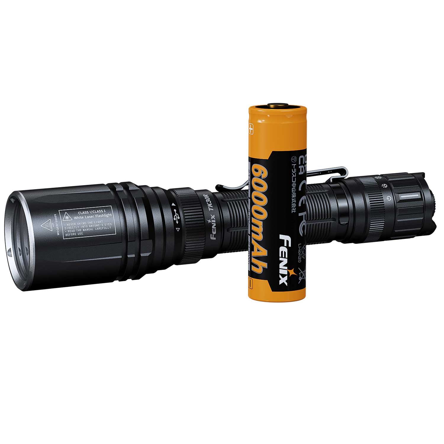 Fenix TK30R LED Taschenlampe mit weißem Laserlicht - Lieferung mit Akku 6000 mah