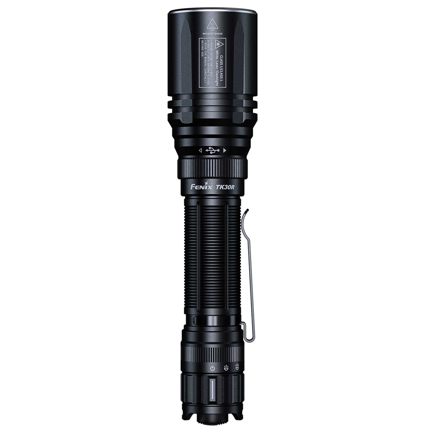 Fenix TK30R LED Taschenlampe mit weißem Laserlicht - Ansicht stehend