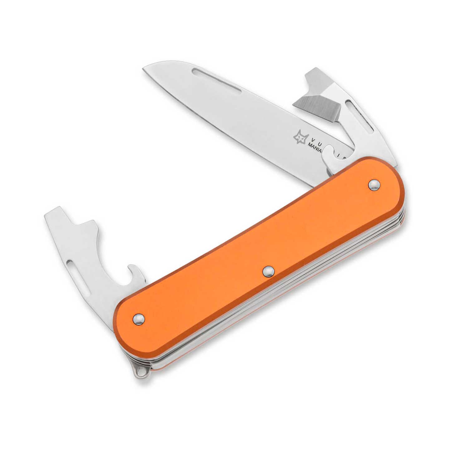 Fox Knives Vulpis 130-3 Aluminum orange Taschenmesser