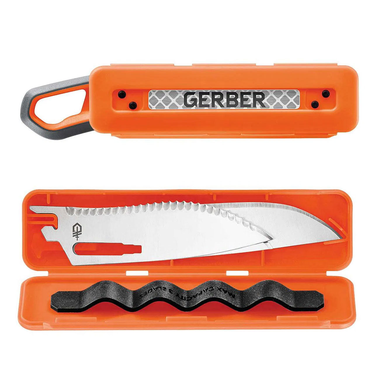 Gerber Randy Newberg EBS Jagdmesser mit drei Wechselklingen & Aufbewahrungsbox (B-Ware)