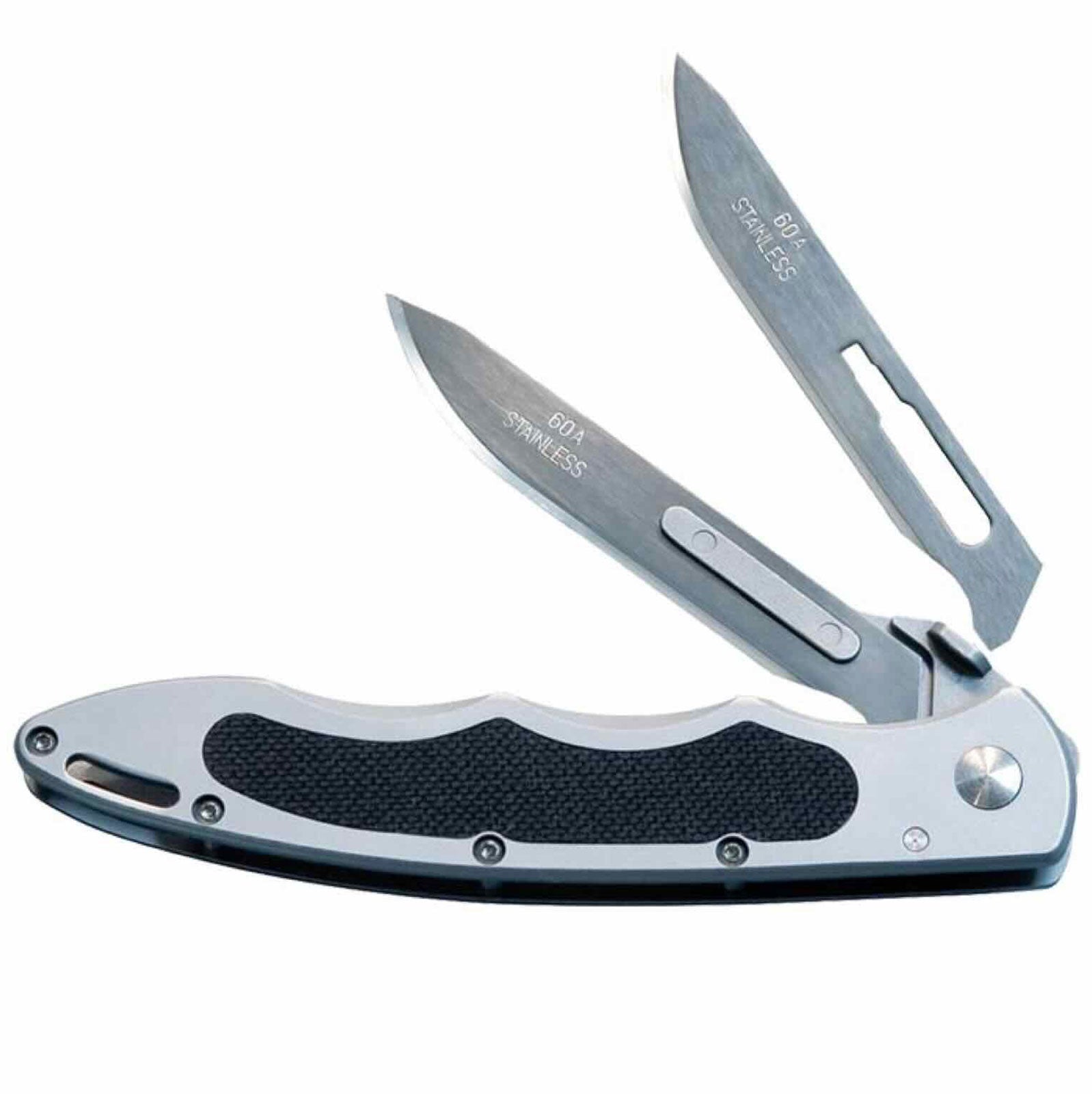 Havalon Piranta Original – Jagdtaschenmesser mit 12 Wechselklingen & Nylonetui