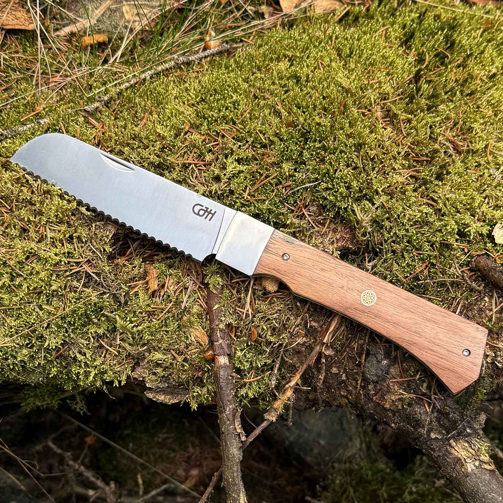 camp messer Herbertz CJH Outdoor Santoku – Camping Taschenmesser
