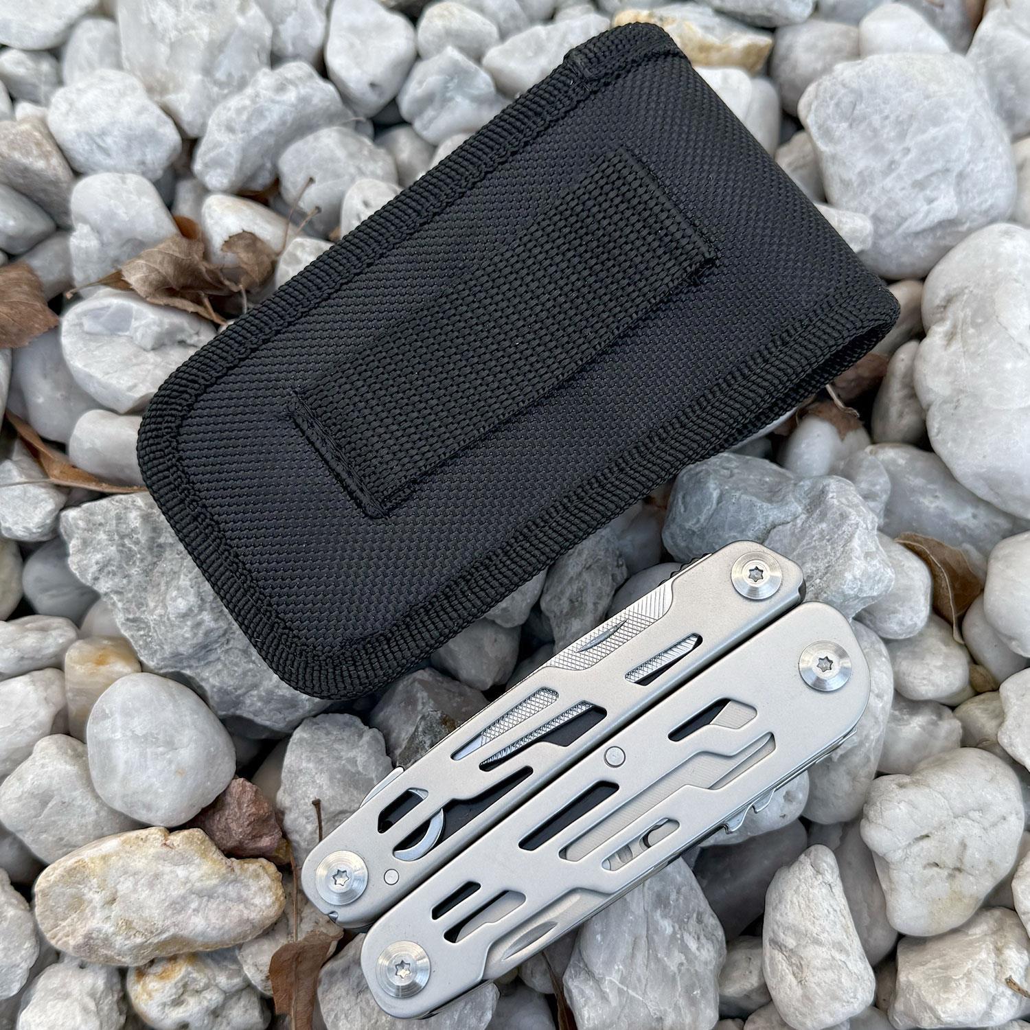 Herbertz Multitool mit Säge, Schere, Tasche uvm. – Detailansicht