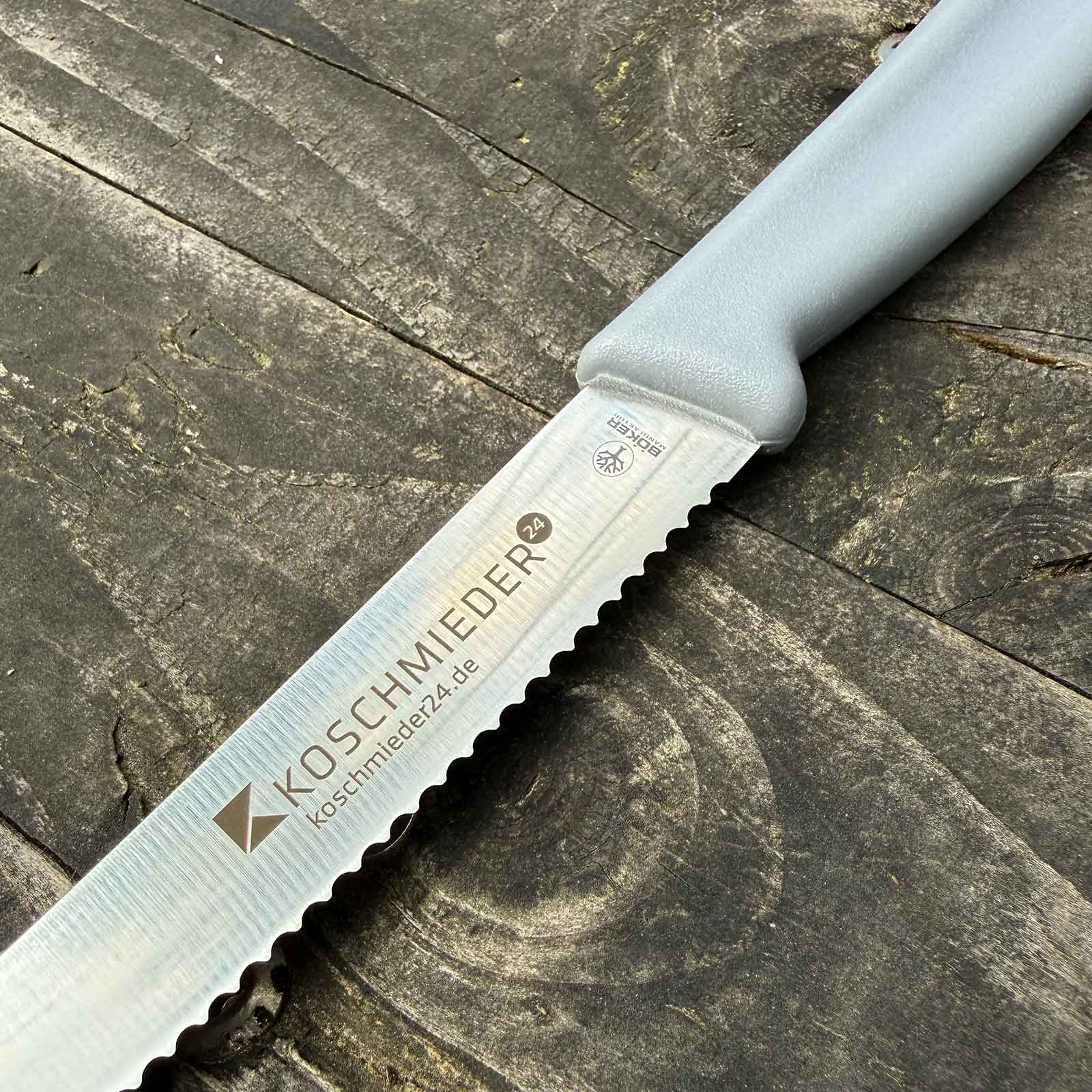 Koschmieder24 Brötchenmesser – Scharfes Allzweckmesser - Ansicht Detail Klinge