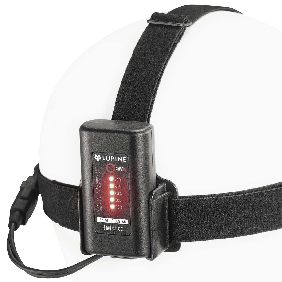 Lupine SmartCore Akku 3.5 Ah FastClick – 25 Wh für Helm- & Stirnlampen