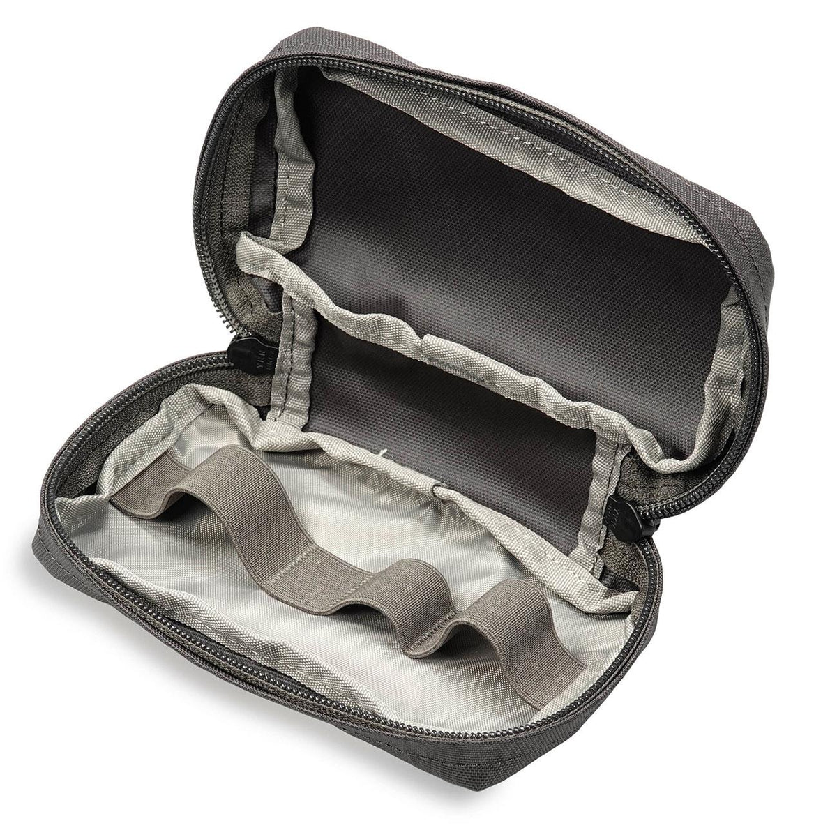 Lupine Light Bag grau – Aufbewahrungstasche für Stirnlampen & Zubehör