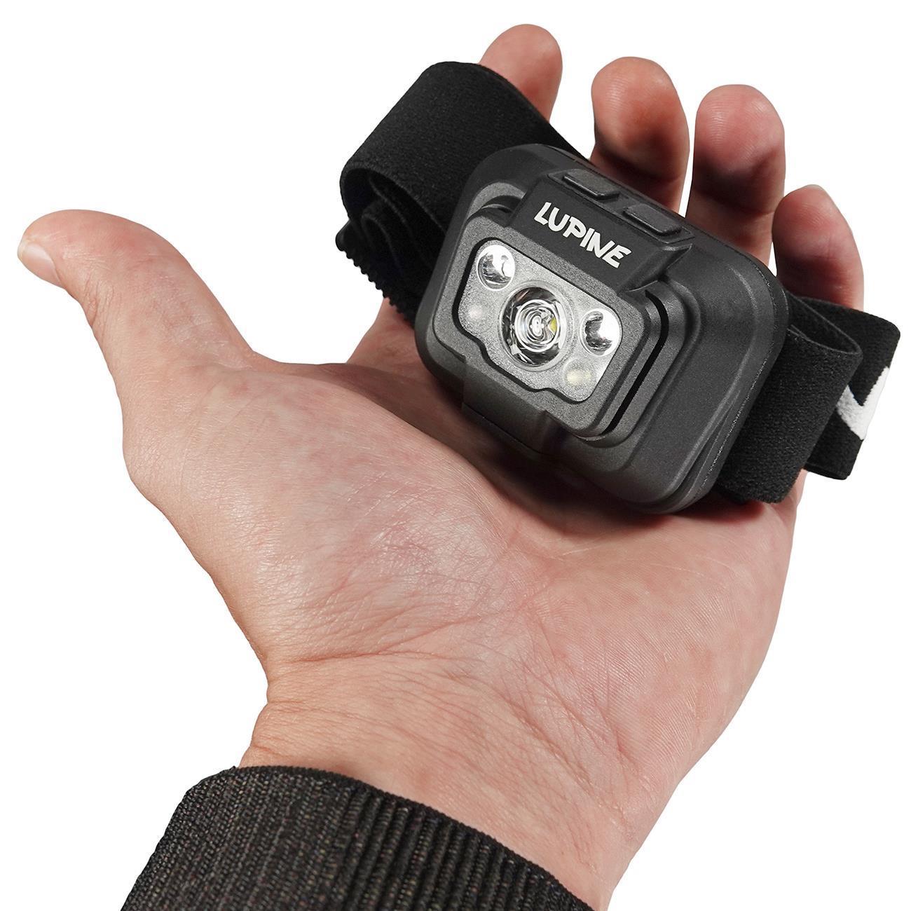 Lupine Penta Stirnlampe 5700K Kaltweiß 1100 Lumen USB-C (Modell 2025) – Detailansicht