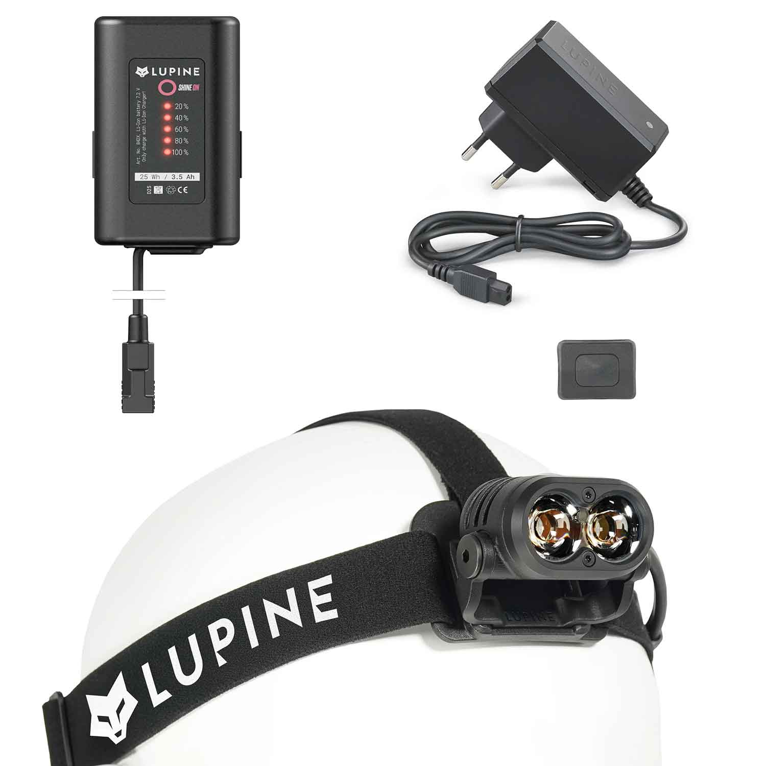 Lupine Piko Stirnlampe mit 3.5 Ah Akku, Bluetooth & 2100 Lumen (2026)