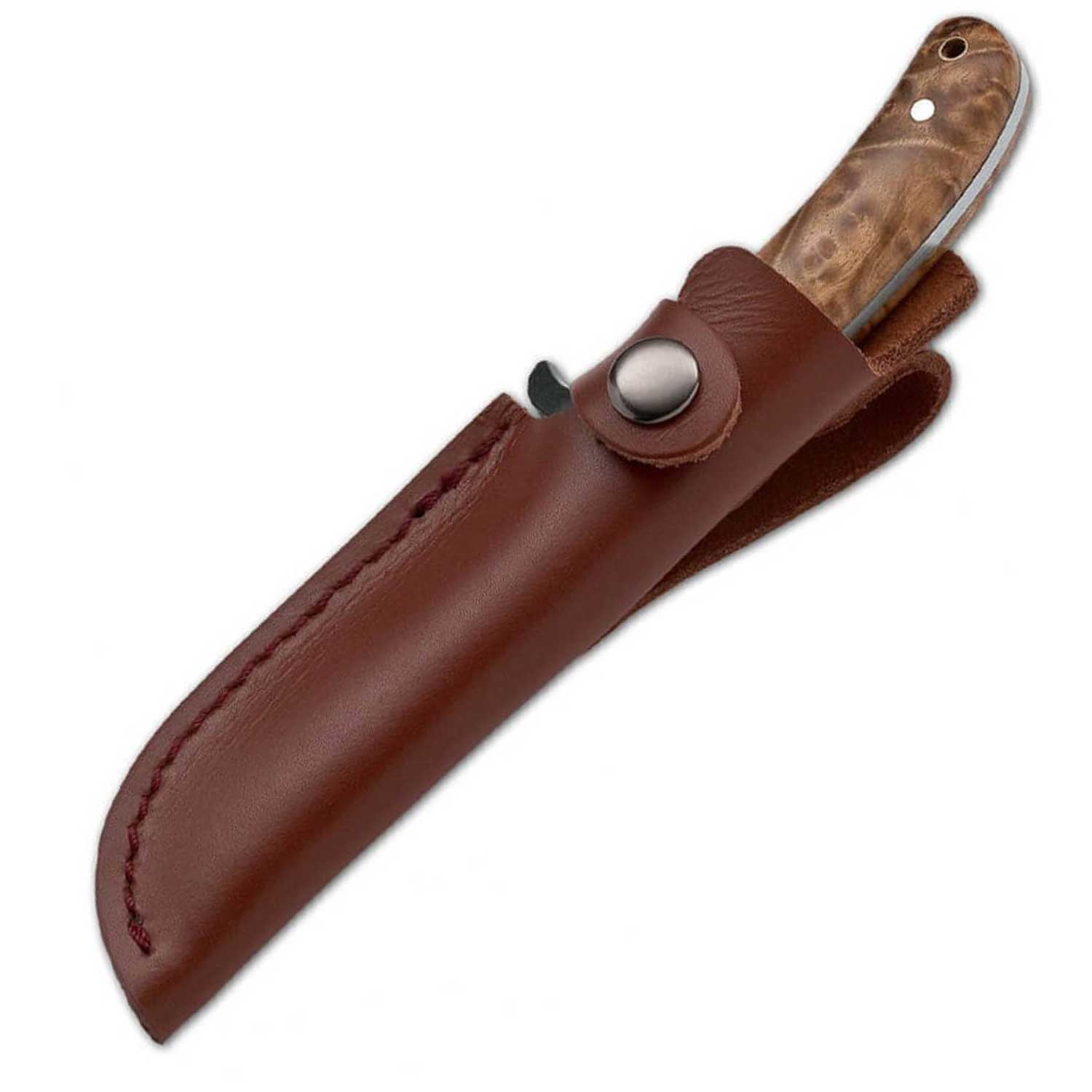 Magnum Kids Knife – Sicheres Kindermesser mit Palisanderholzgriff & Lederscheide – Detailansicht