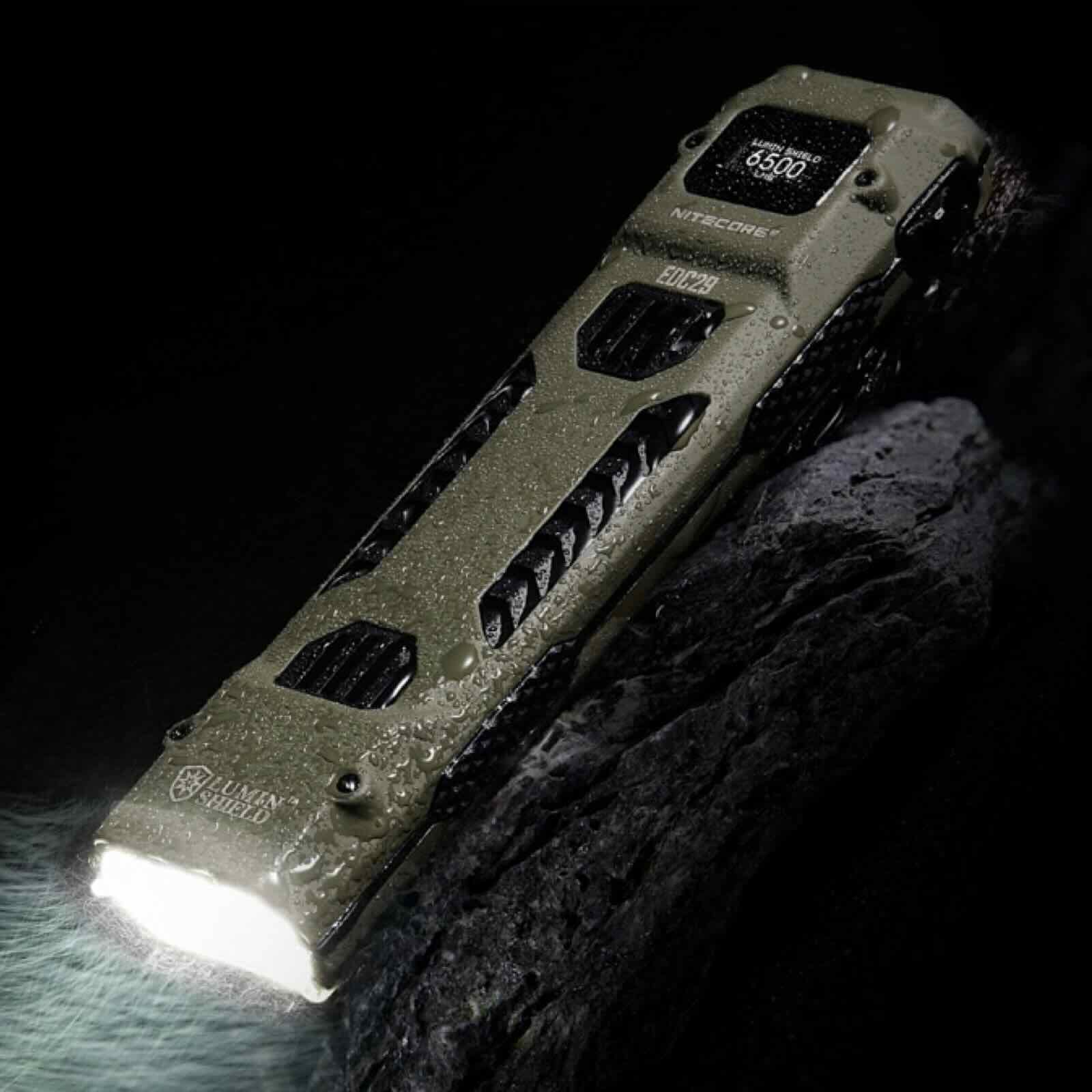 Nitecore EDC29 Olivgrün – EDC-Taschenlampe mit 6500 lm & USB-C (Sonderedition)