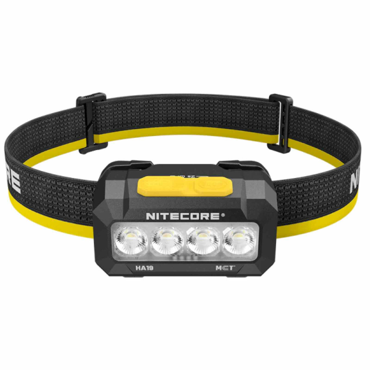 Nitecore HA19 MCT schwarz – Stirnlampe mit 600 lm, 3 Lichtfarben, RGB, AA-Betrieb