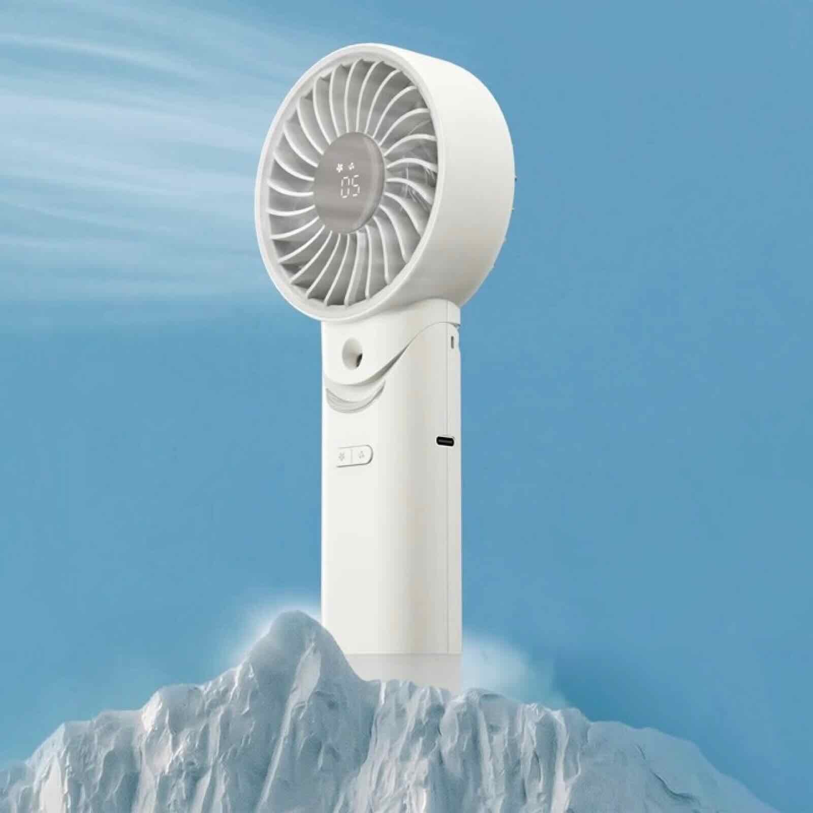 Nitecore izzCool 30 – Handventilator mit Luftbefeuchter, Akku & USB-C