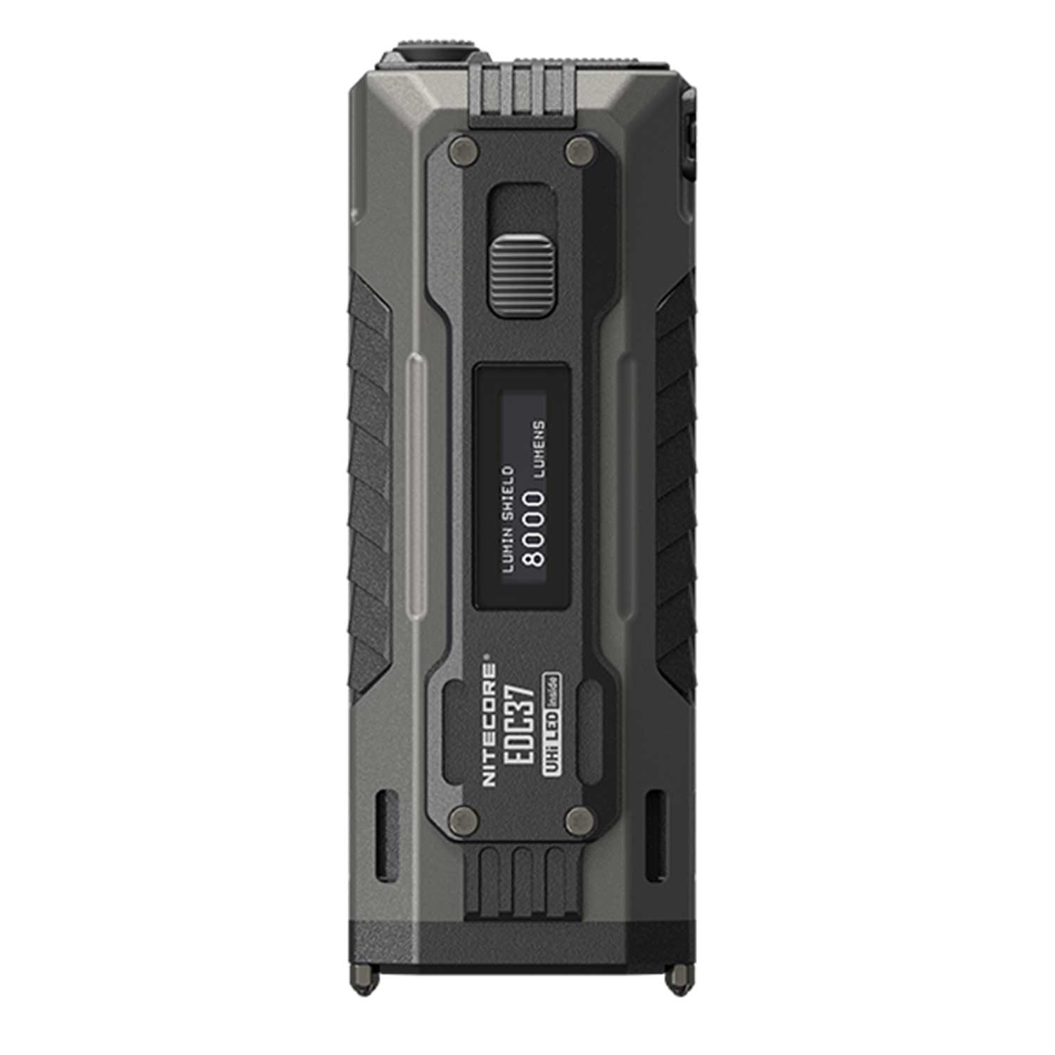 Nitecore EDC37 - LED Taschenlampe 8000 Lumen Spot & Flutlicht USB-C OLED Display – Detailansicht