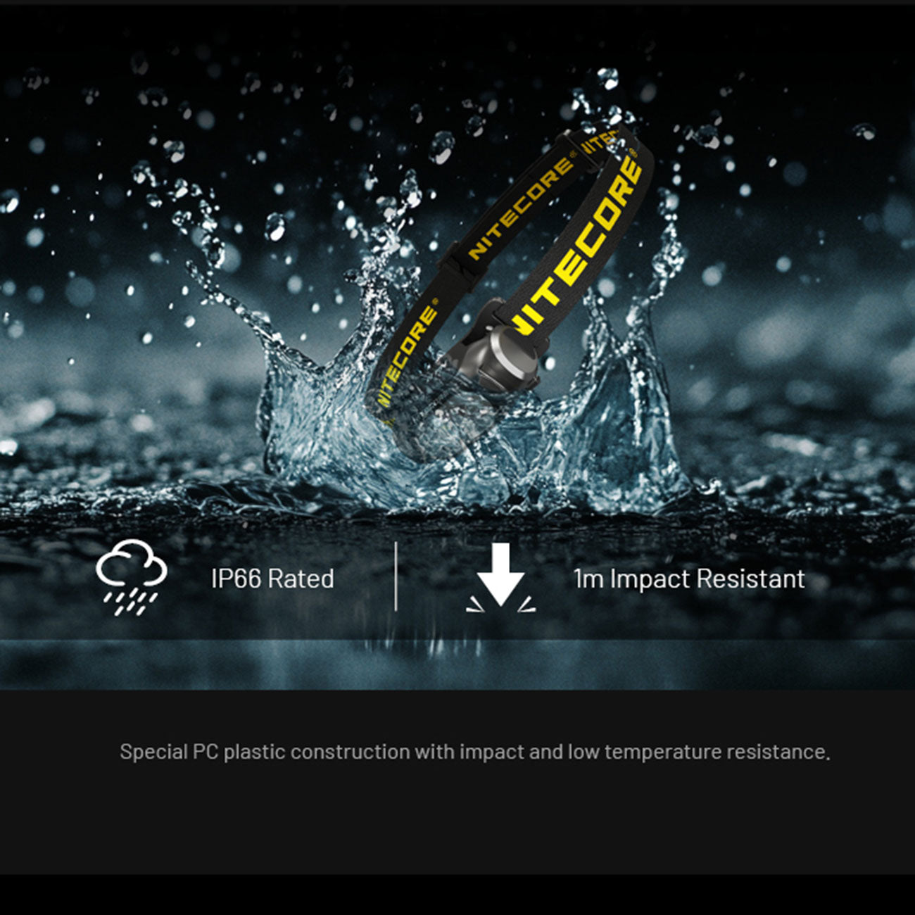 Nitecore HA11 V2.0 LED Stirnlampe 240 Lumen + Rotlicht 1.2V - 3.6V – Detailansicht