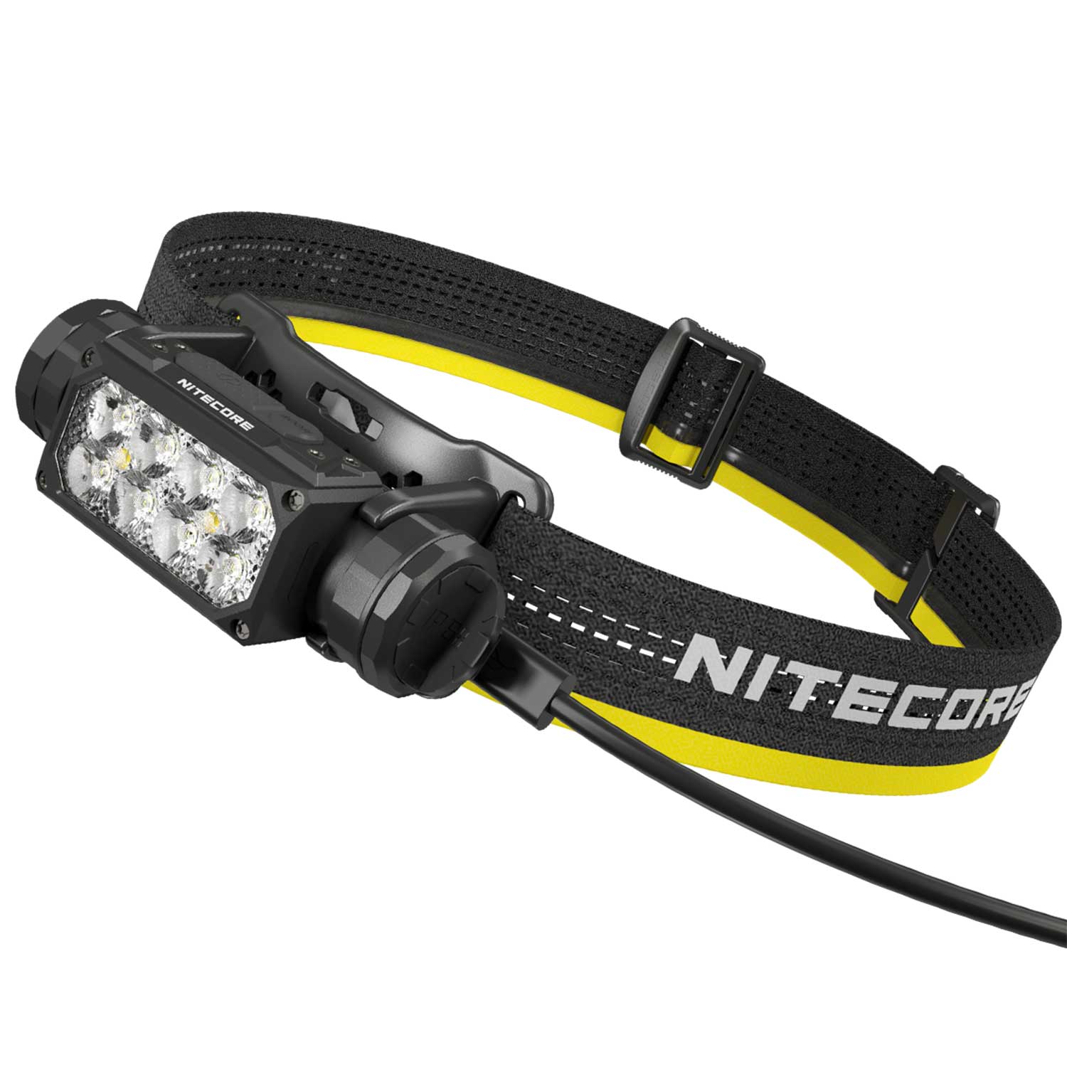 Nitecore HC65 UHE schwarz – Stirnlampe mit 2000 lm, Rotlicht, CRI-Zusatzlicht, Akku, USB-C