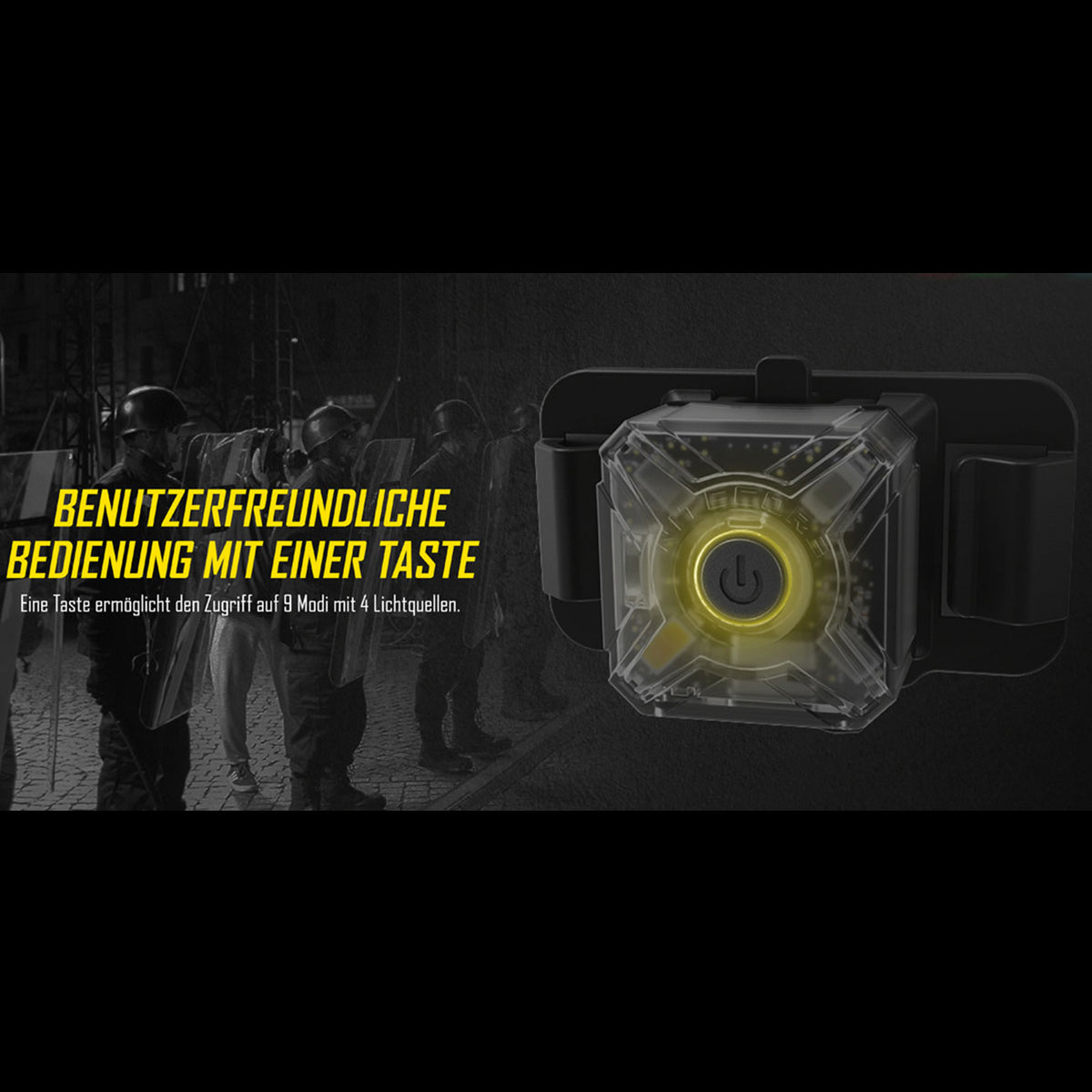 Nitecore NU06 LE – LED-Signalleuchte mit 4 Lichtfarben, USB-C & MOLLE