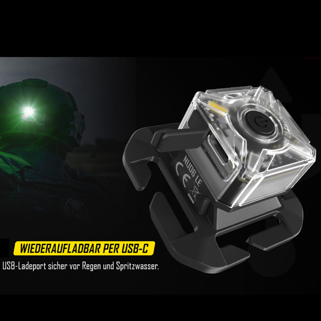 Nitecore NU06 Signallampe mit USB-C Ladefunktion - 2 Varianten – Detailansicht