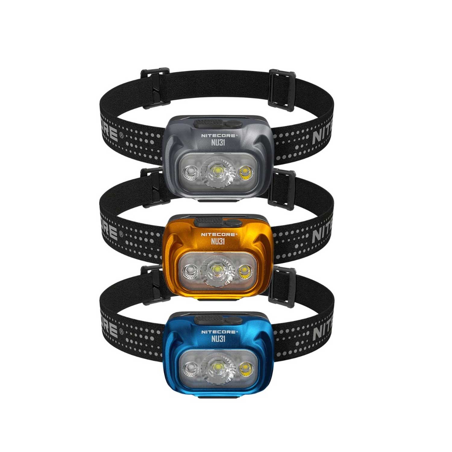 Nitecore NU31 - Leichte LED Stirnlampe 550 Lumen mit Akku und USB-C