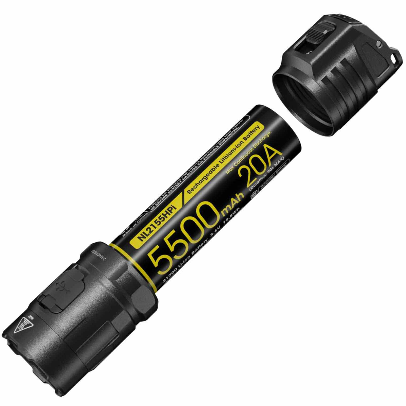 Nitecore P17iX – Taktische Taschenlampe mit 5000 lm, 5500 mAh Akku, USB-C