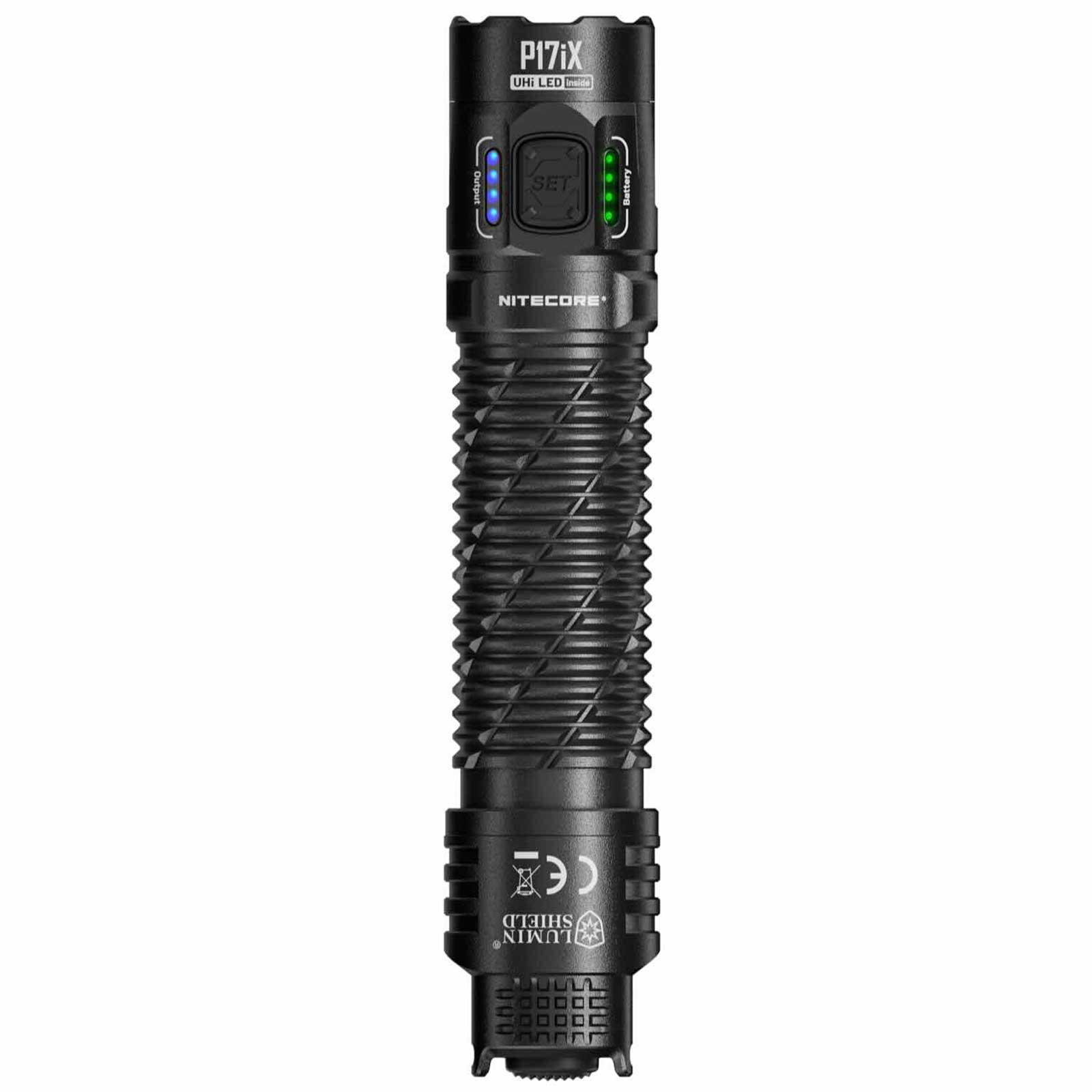 Nitecore P17iX – Taktische Taschenlampe mit 5000 lm, 5500 mAh Akku, USB-C