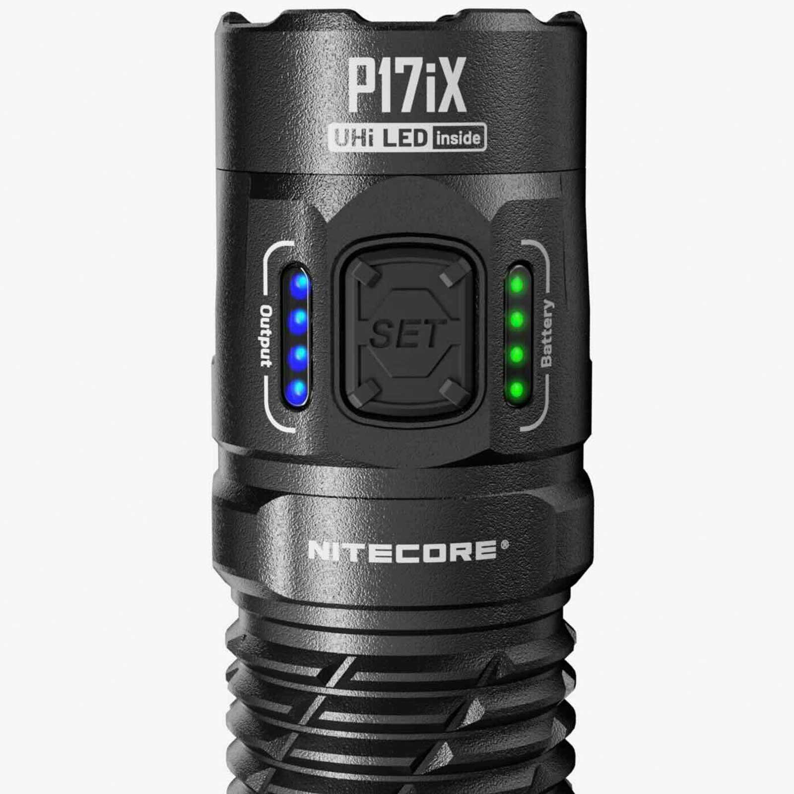 Nitecore P17iX – Taktische Taschenlampe mit 5000 lm, 5500 mAh Akku, USB-C