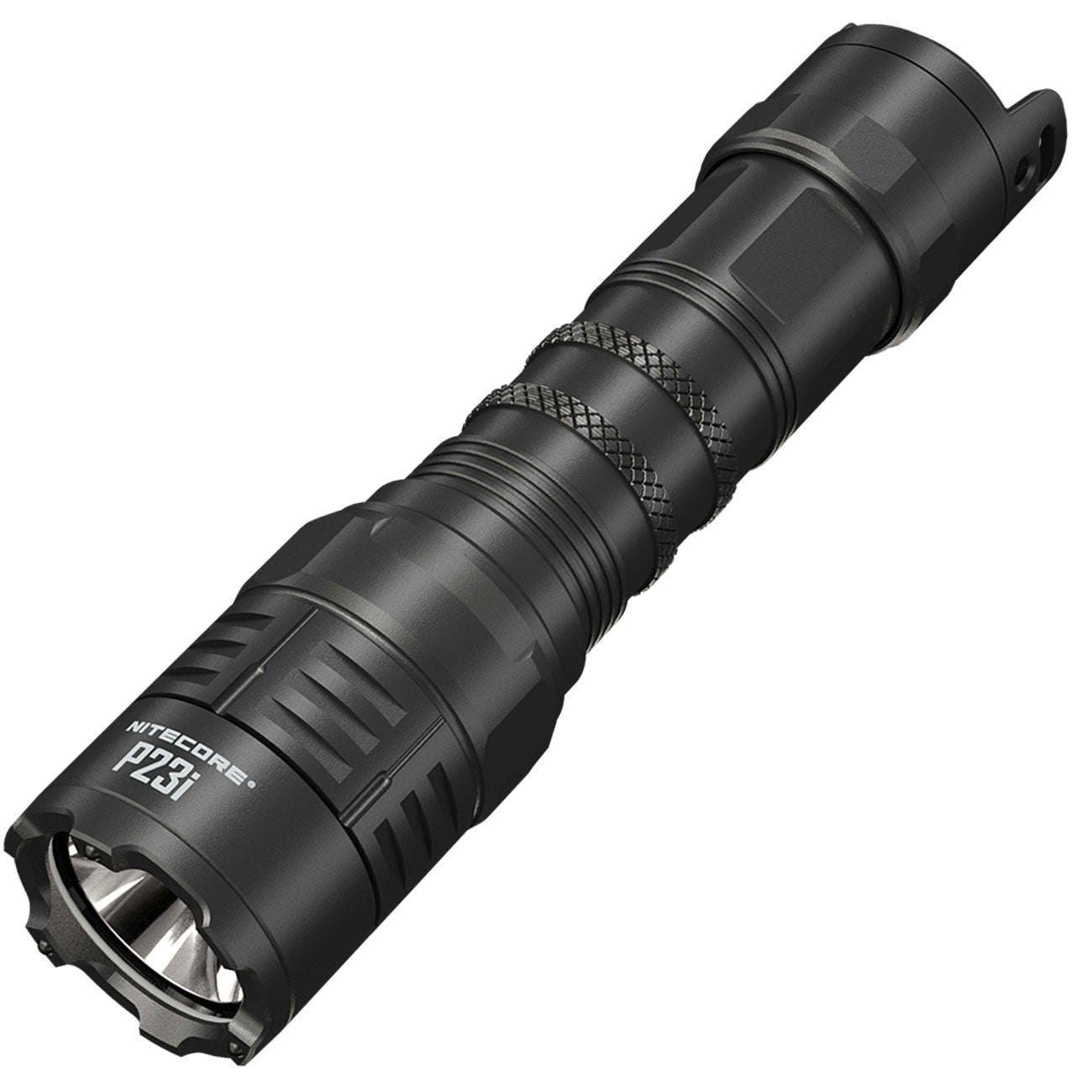 Nitecore P23i – taktische Taschenlampe mit 3000 lm, 21700 Akku, USB-C, Holster – Produktansicht der Lampe – Detailansicht 9