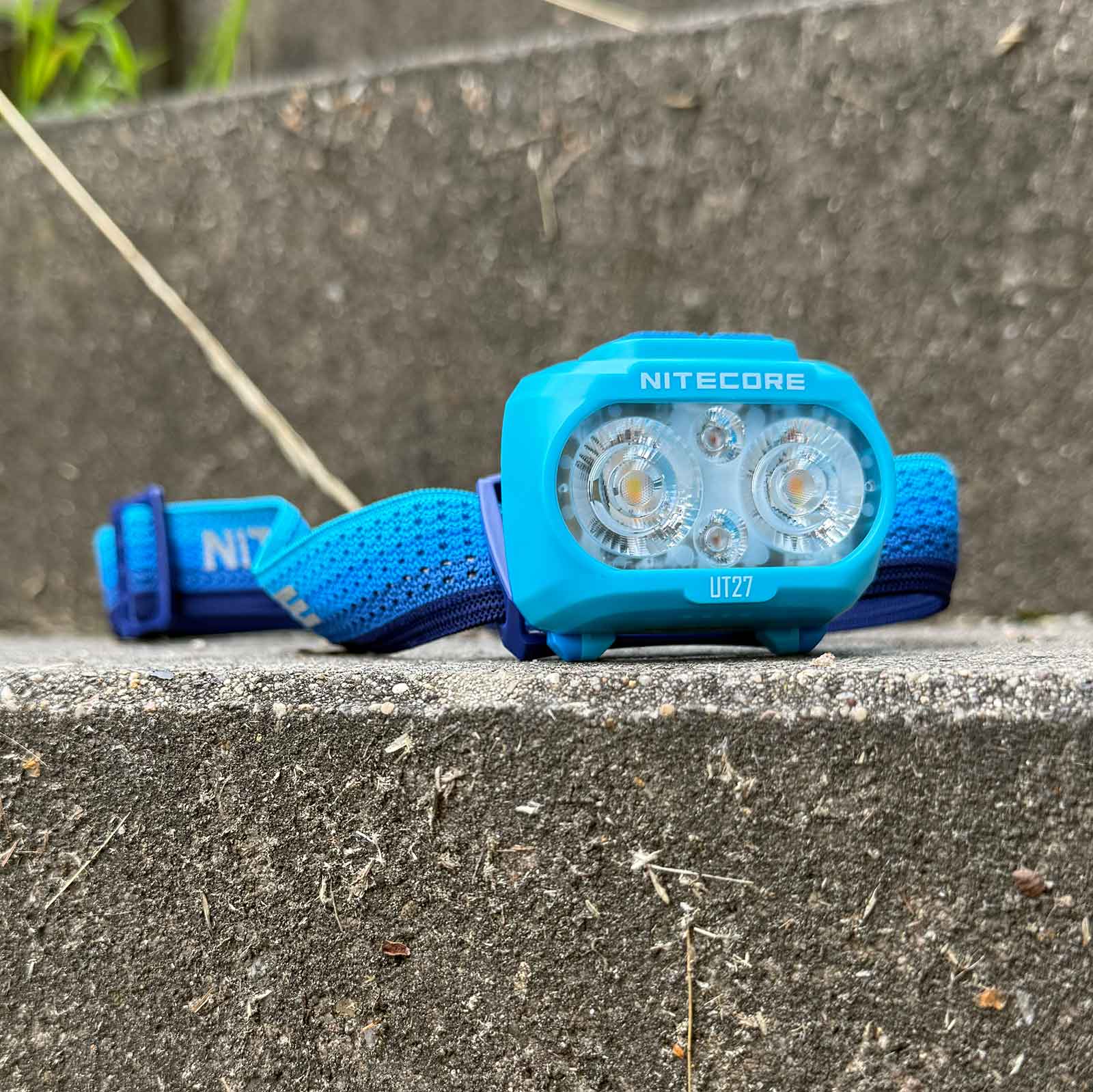 Nitecore UT27 MB – Trailrunning Stirnlampe mit 800 lm, 150 lm Rotlicht, USB-C-Akku