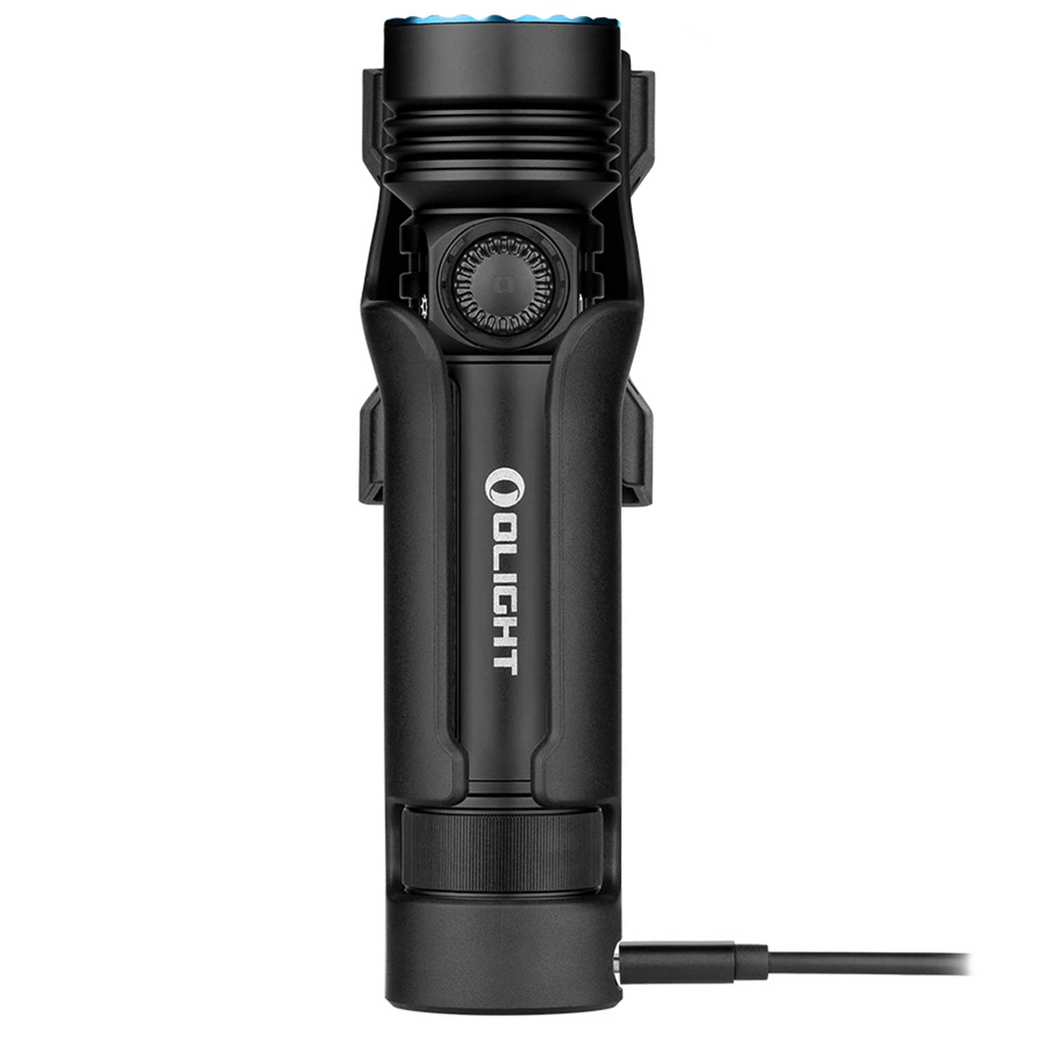 Olight Seeker 4 Pro Black – Taschenlampe mit 4600 Lumen und Holster-Ladesystem – Detailansicht