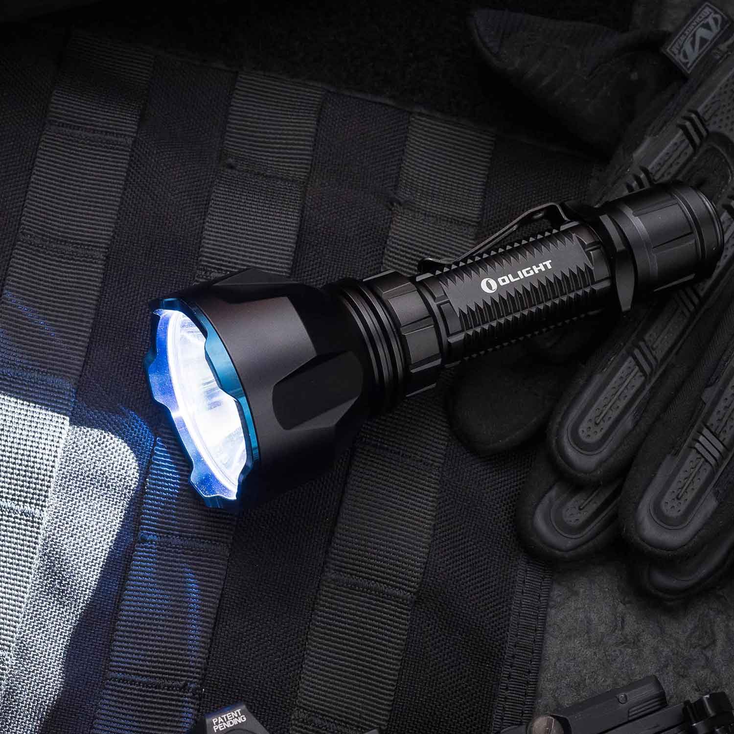 Olight Warrior X Turbo Kit – Jagd-/Suchlampe mit 1100 Lumen (Komplettset) – Detailansicht
