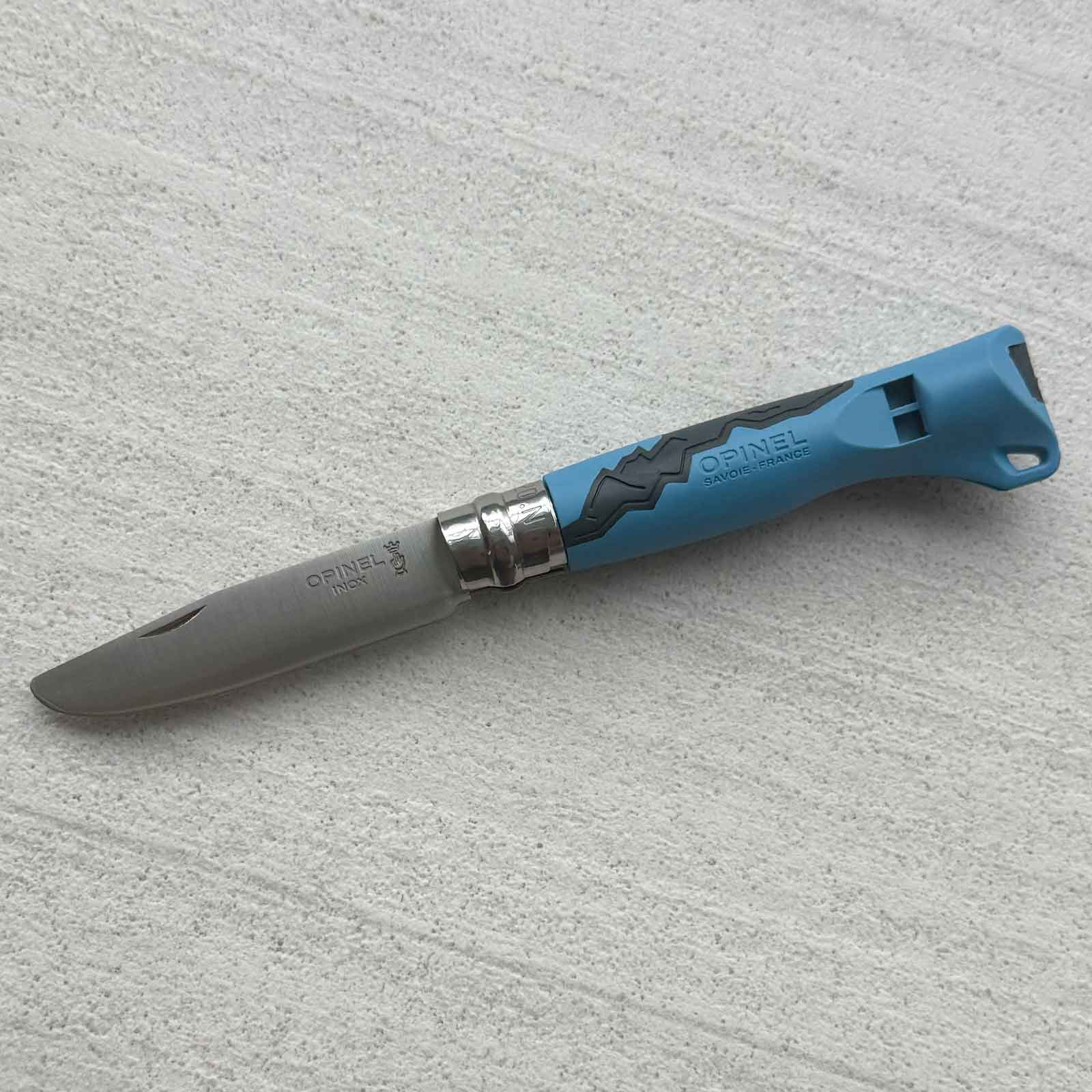 Opinel No 07 Outdoor Junior Kindermesser mit Signalpfeife