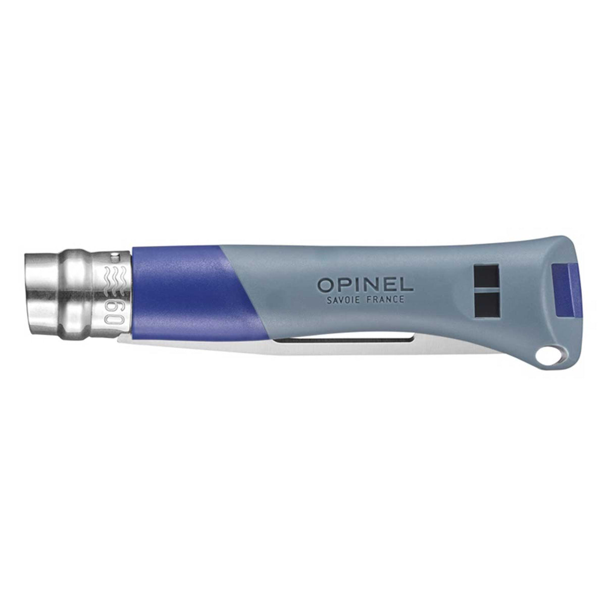 Opinel No 09 Ocean Taschenmesser mit Marlspieker & Pfeife