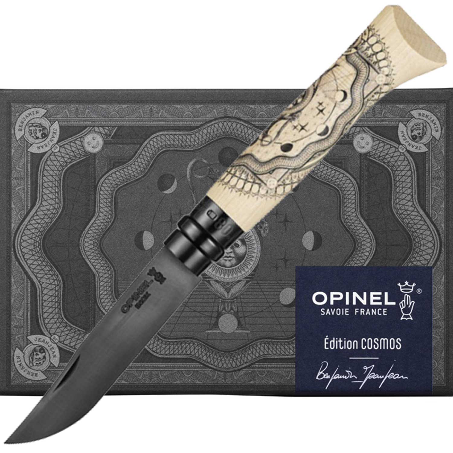 Opinel No 08 Cosmos - Limitiertes Taschenmesser von Benjamin Jeanjean