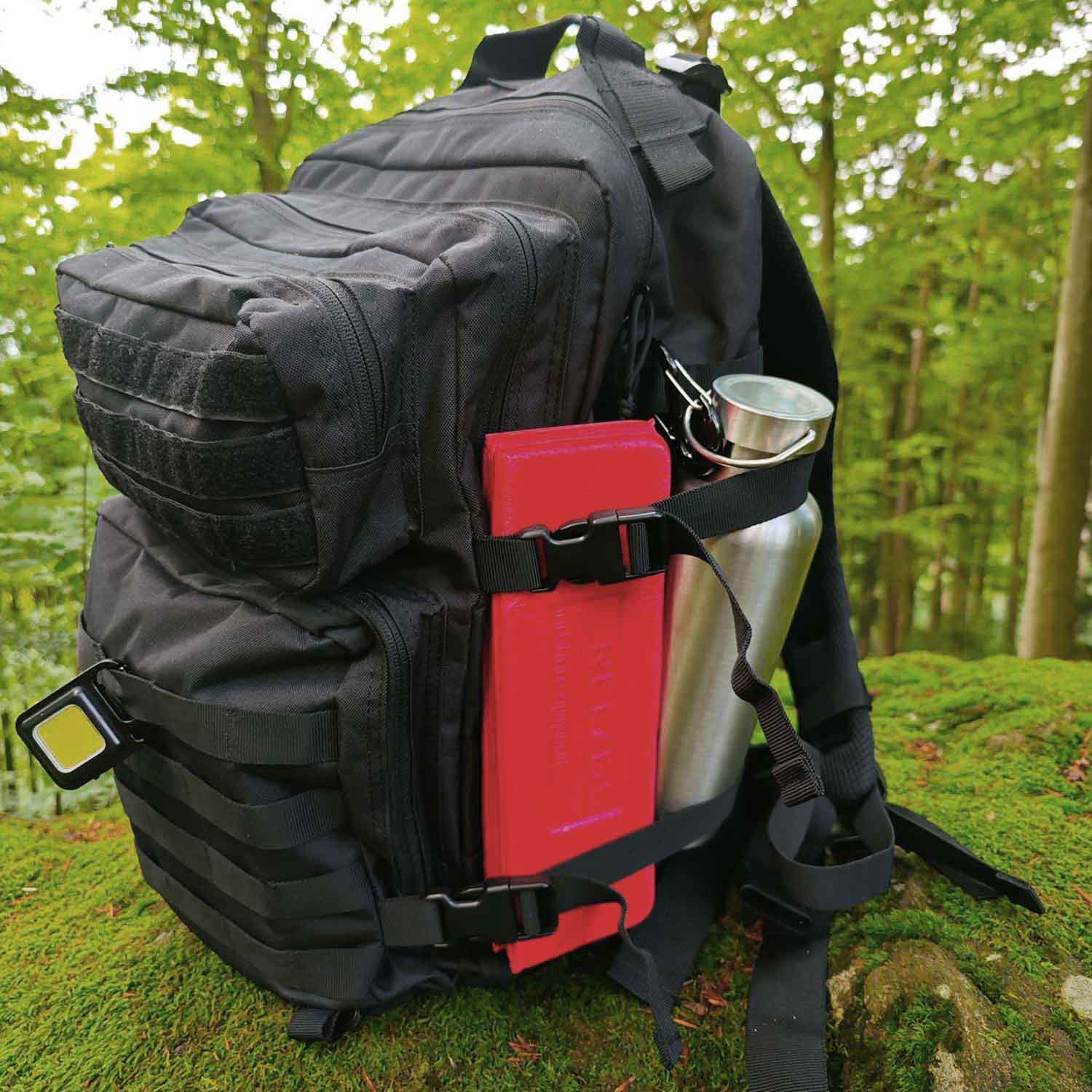 Origin Outdoors Mountain Pack – 45 L Rucksack mit MOLLE-System schwarz – Detailansicht