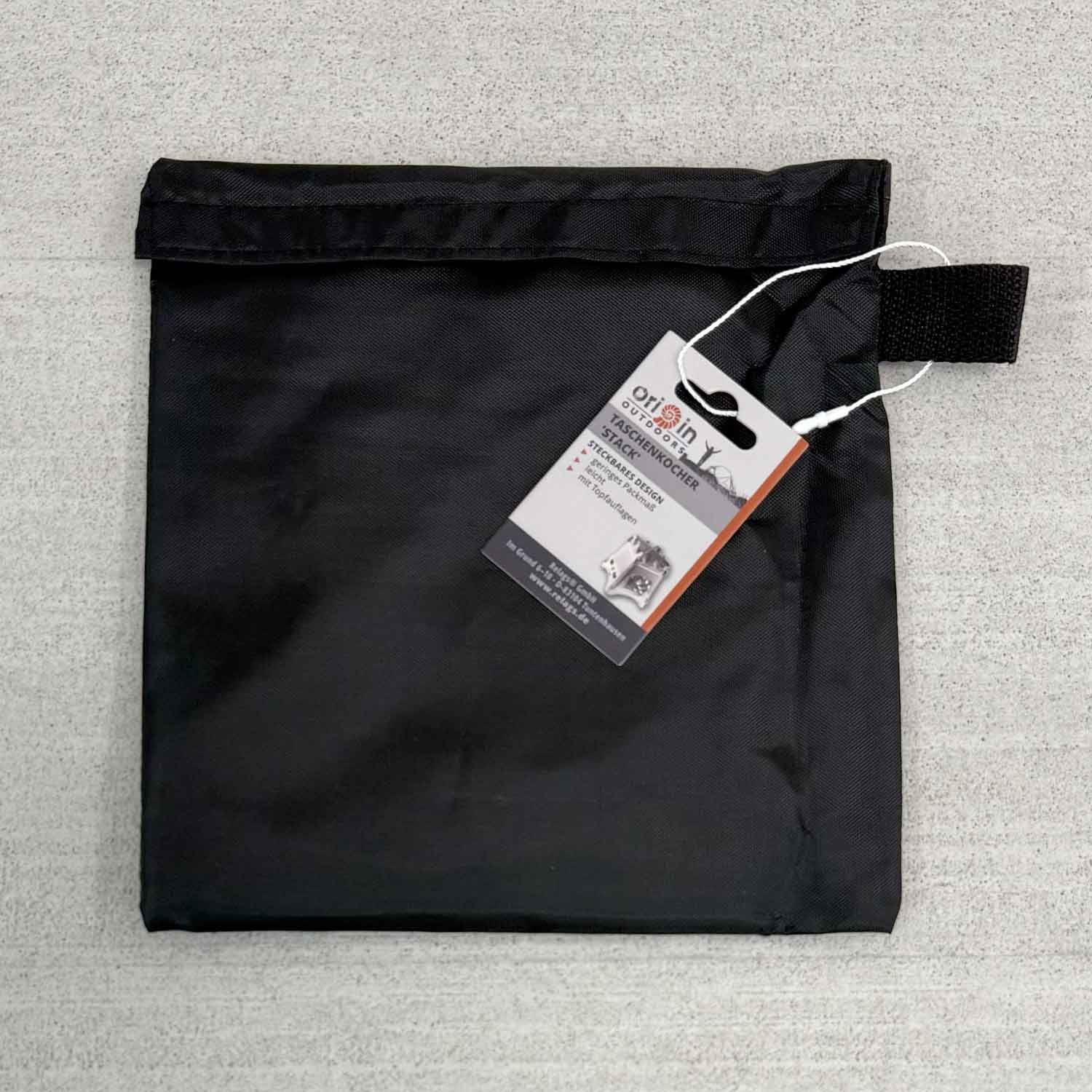 Origin Outdoors Stack Hobokocher – Steckbarer Bushbox Kocher aus Edelstahl – Detailansicht